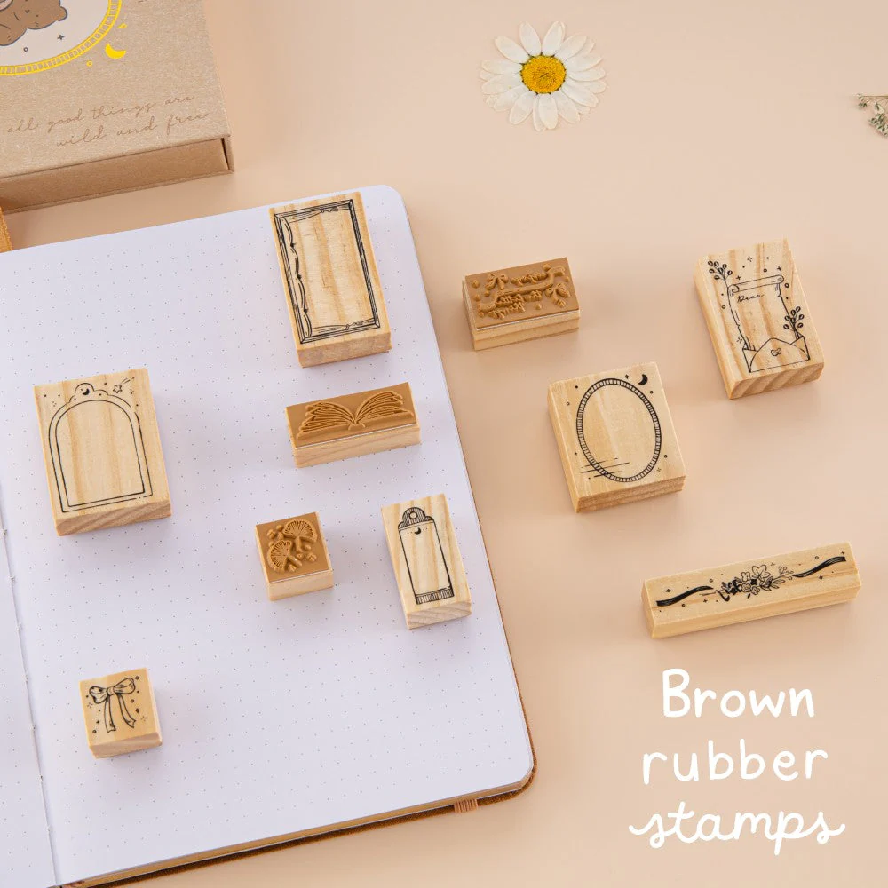 Tsuki ‘Cottage Friends’ Bullet Journal Stamp Set ☾ - Image 7
