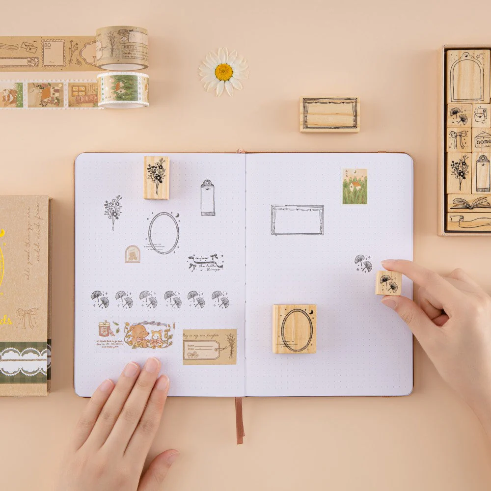Tsuki ‘Cottage Friends’ Bullet Journal Stamp Set ☾ - Image 9