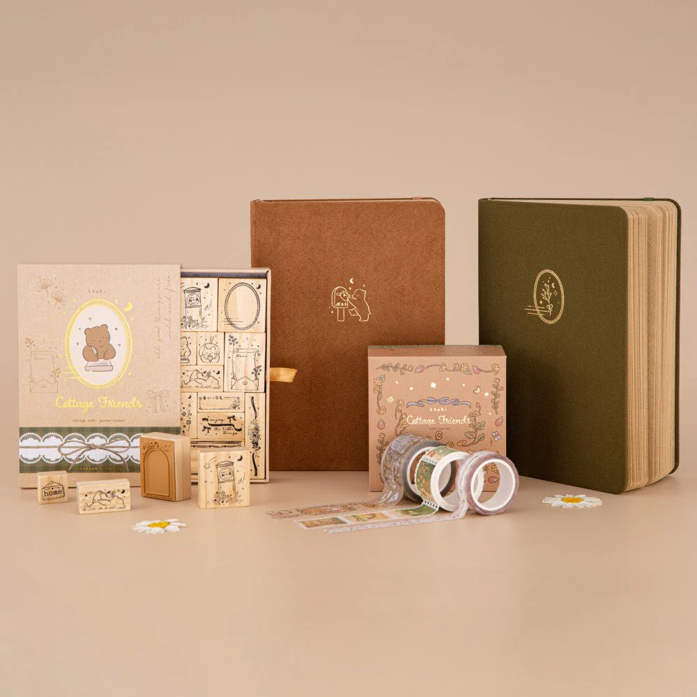 Tsuki ‘Cottage Friends’ Kraft Paper Limited Edition Bullet Journals ☾ - Image 14