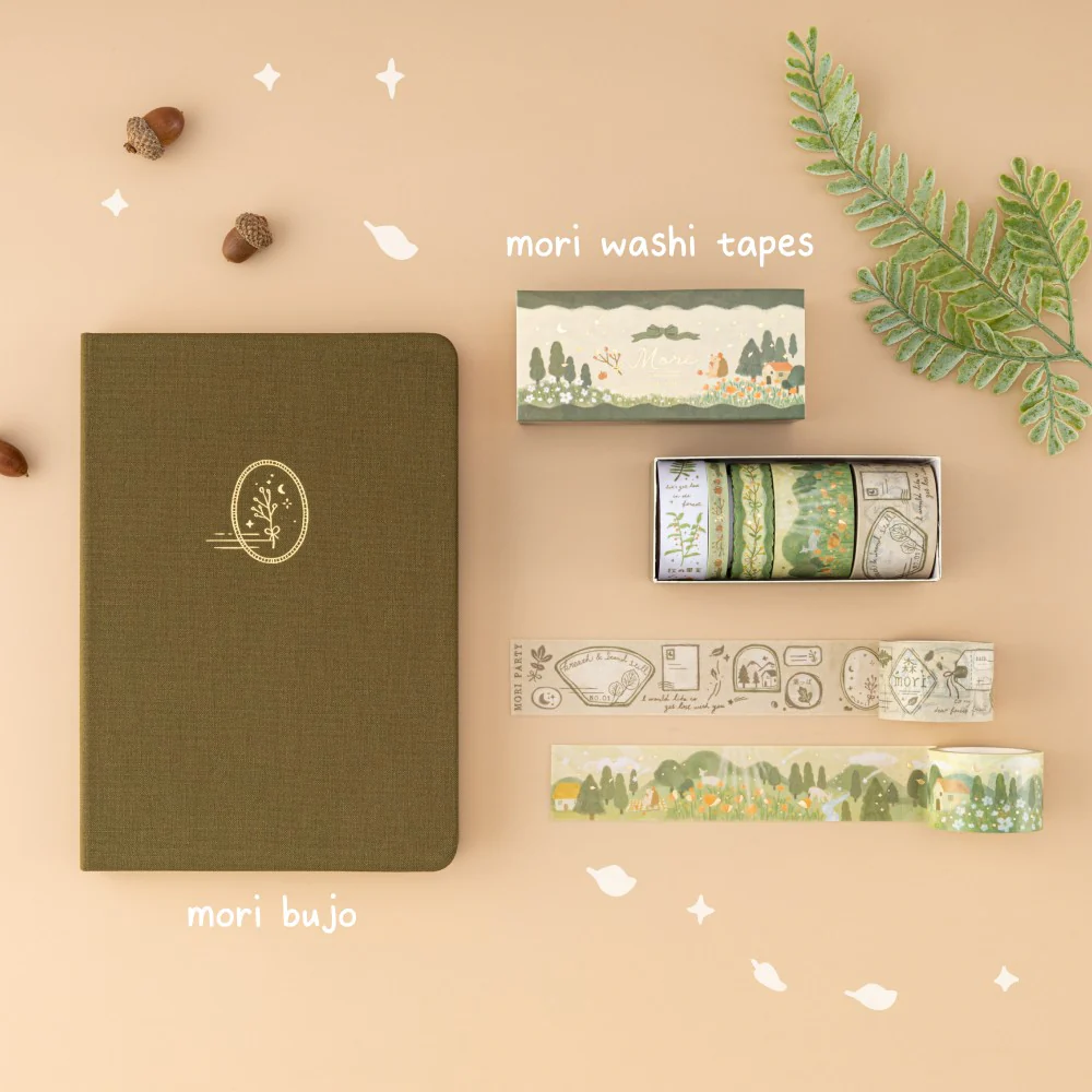 Tsuki ‘Cottage Friends’ Kraft Paper Limited Edition Bullet Journals ☾ - Image 17
