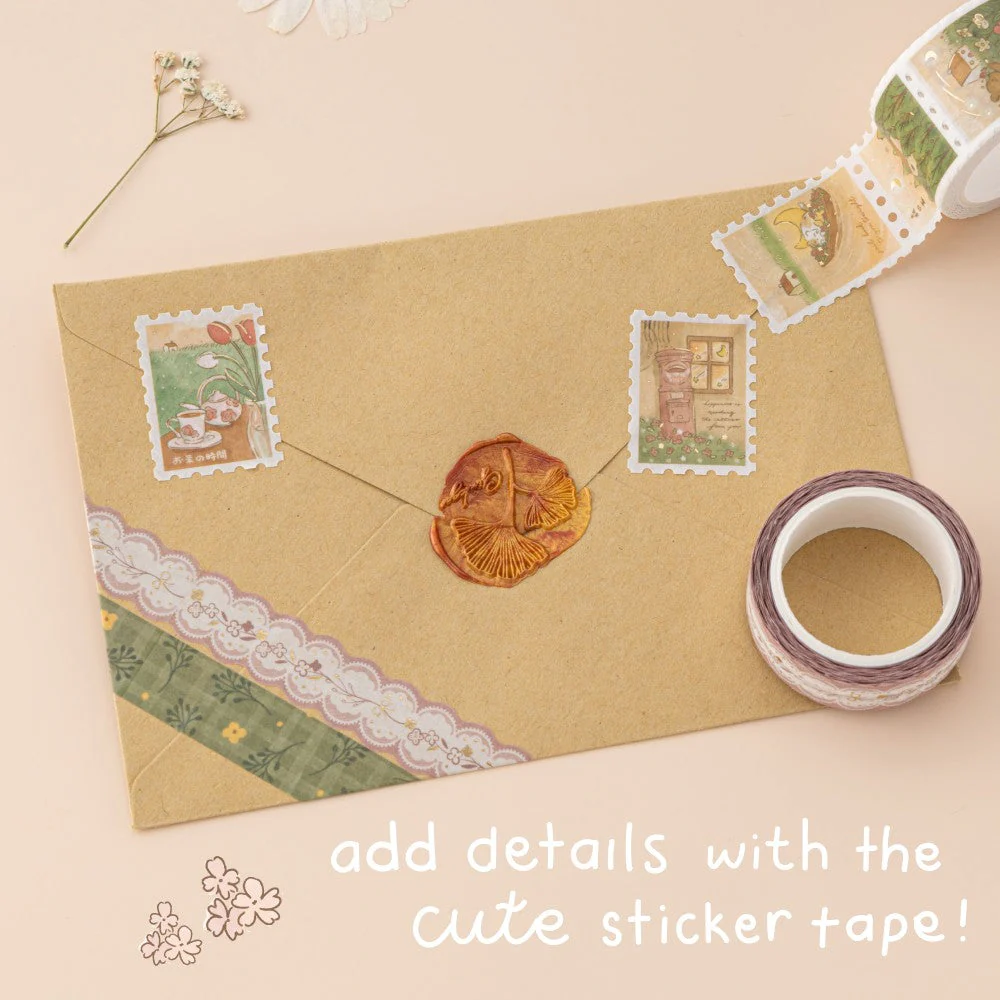 Tsuki ‘Cottage Friends’ Washi Tape Set ☾ - Image 9