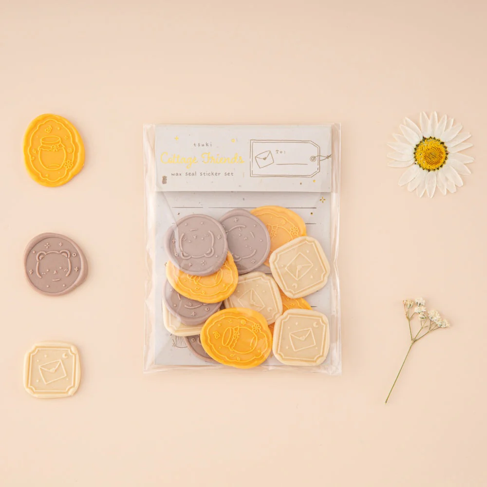 Tsuki ‘Cottage Friends’ Wax Seal Sticker Set ☾ - Image 8