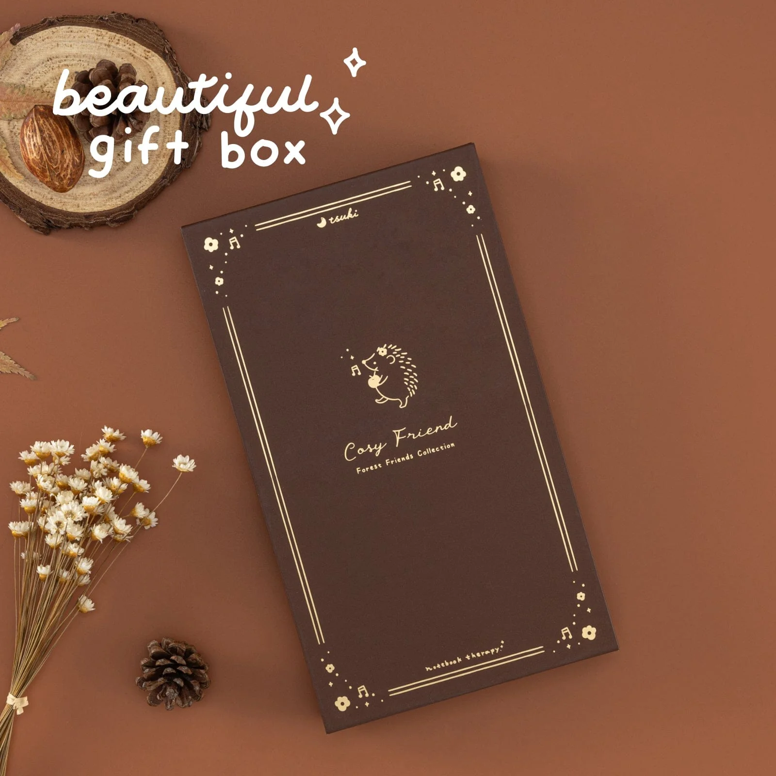 Tsuki ‘Cozy Friends’ Luxury Travel Notebook ☾ - Image 11