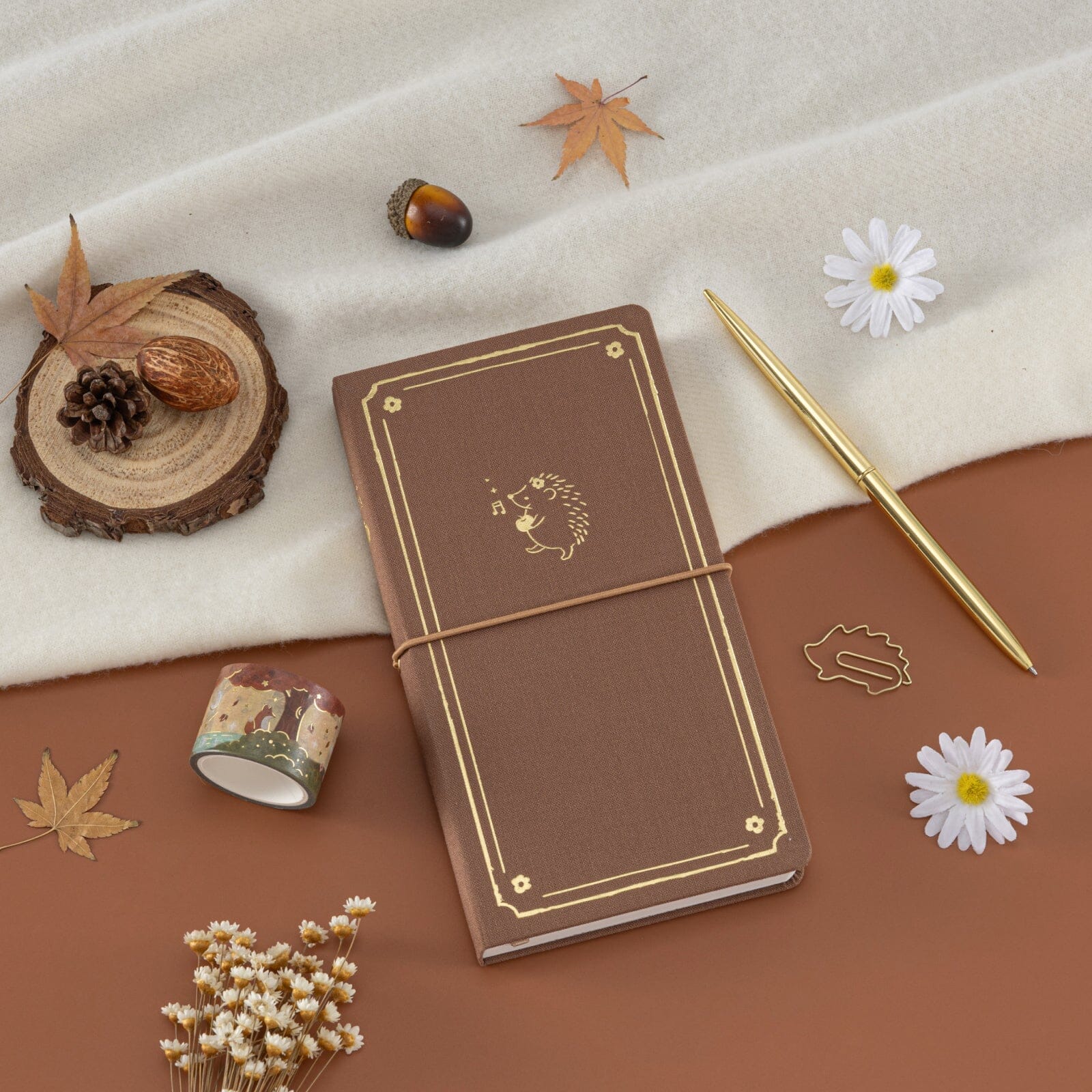 Tsuki ‘Cozy Friends’ Luxury Travel Notebook ☾ - Image 12