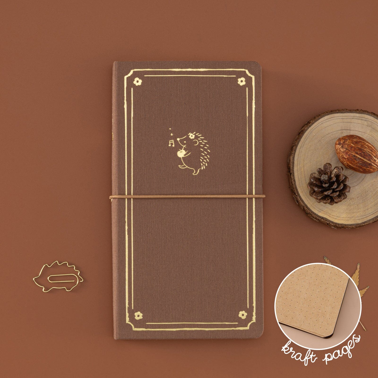 Tsuki ‘Cozy Friends’ Luxury Travel Notebook ☾ - Image 14
