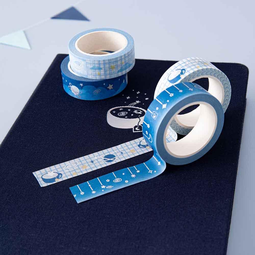 Tsuki ‘Cup of Galaxy’ Holographic Washi Tape Set ☾ - Image 10