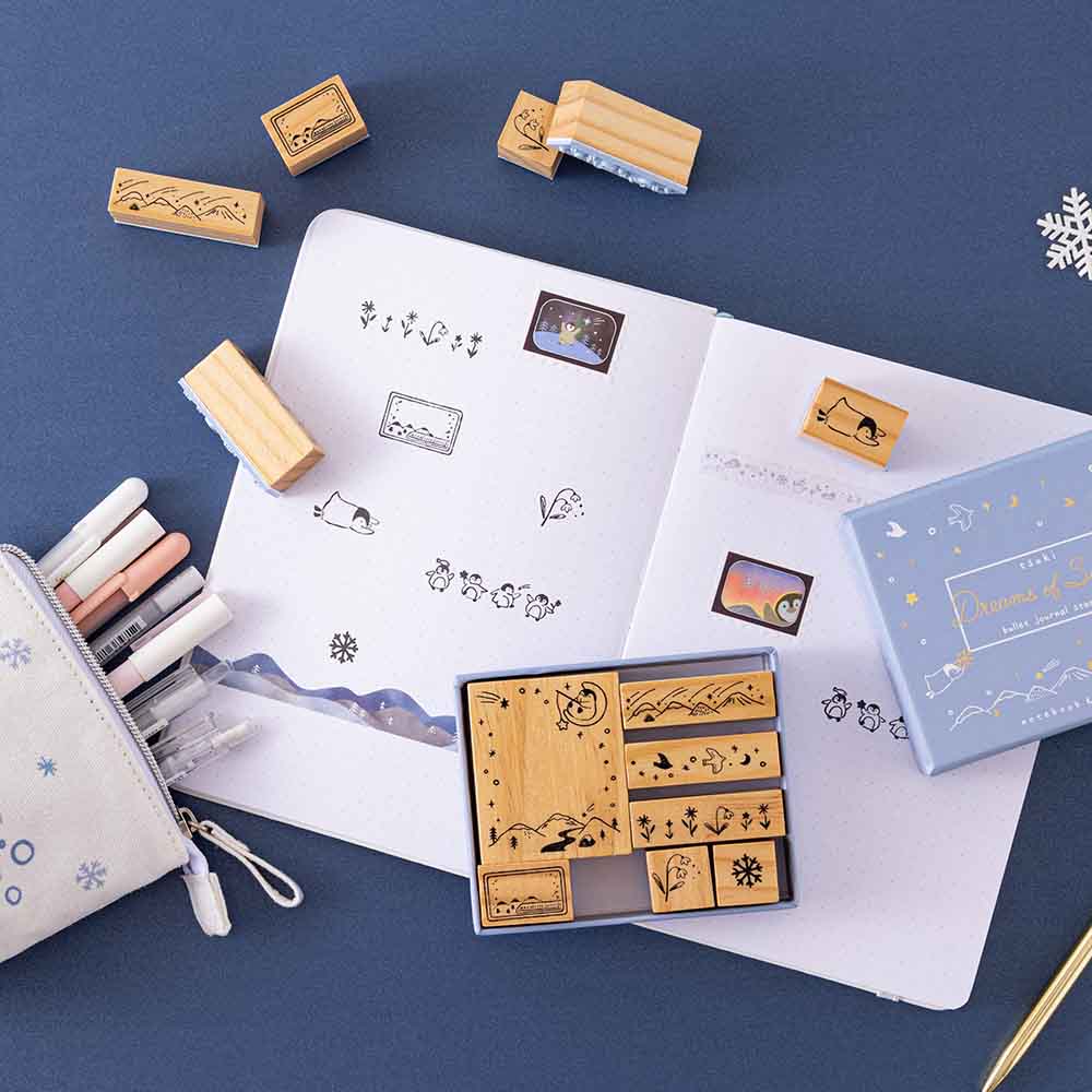 Tsuki ‘Dreams of Snow’ Bullet Journal Stamp Set ☾ - Image 11