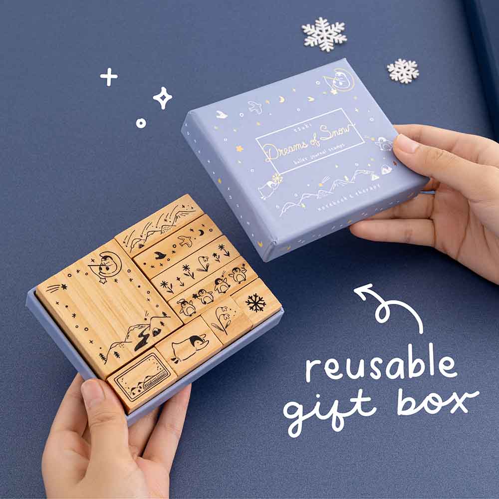 Tsuki ‘Dreams of Snow’ Bullet Journal Stamp Set ☾ - Image 13