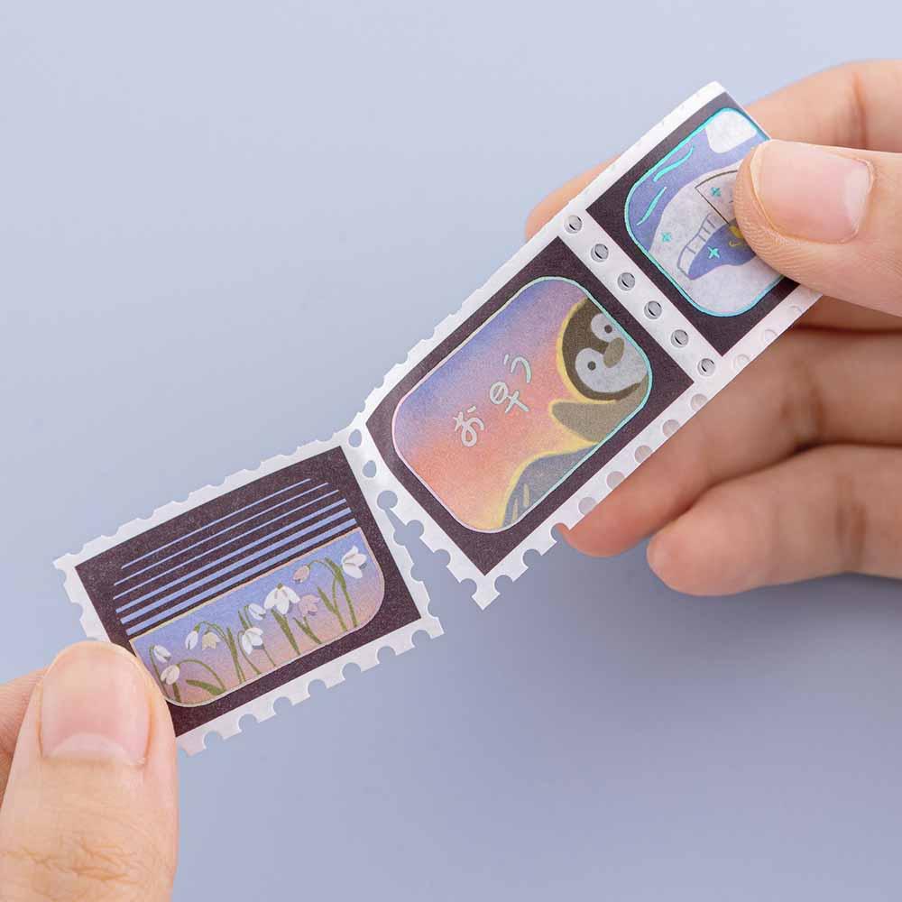 Tsuki ‘Dreams of Snow’ Holographic Washi Tape Set ☾ - Image 6