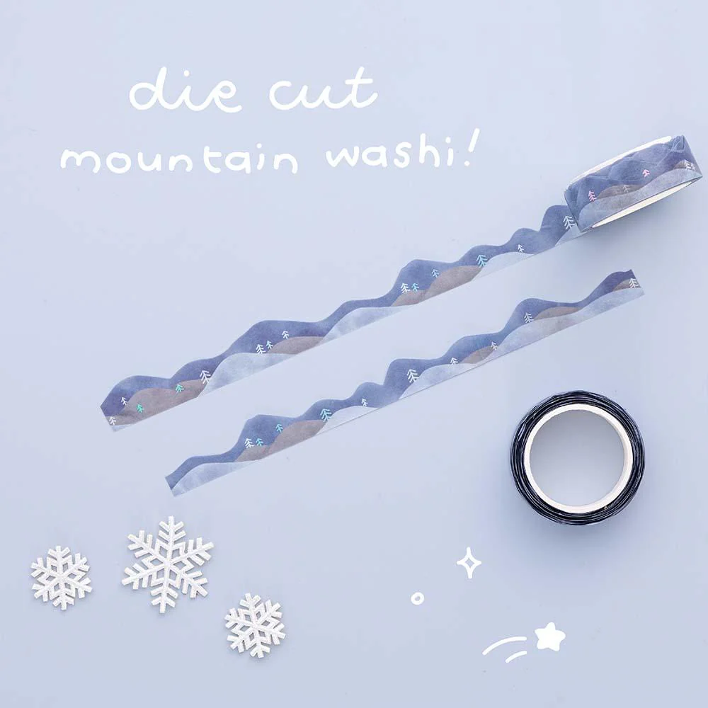 Tsuki ‘Dreams of Snow’ Holographic Washi Tape Set ☾ - Image 8