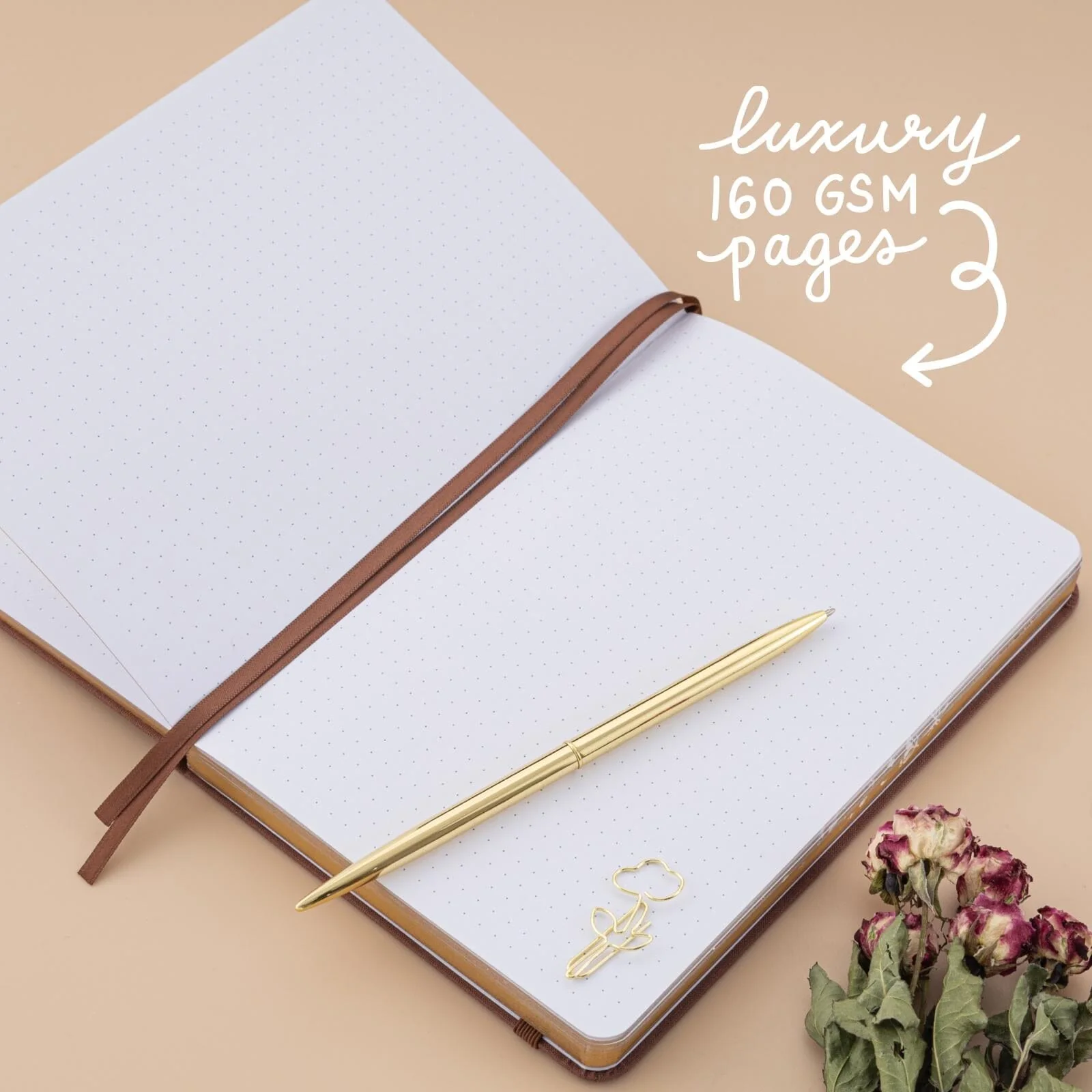 Tsuki ‘Dried Flowers’ Limited Edition Luxury Bullet Journal ☾ - Image 10
