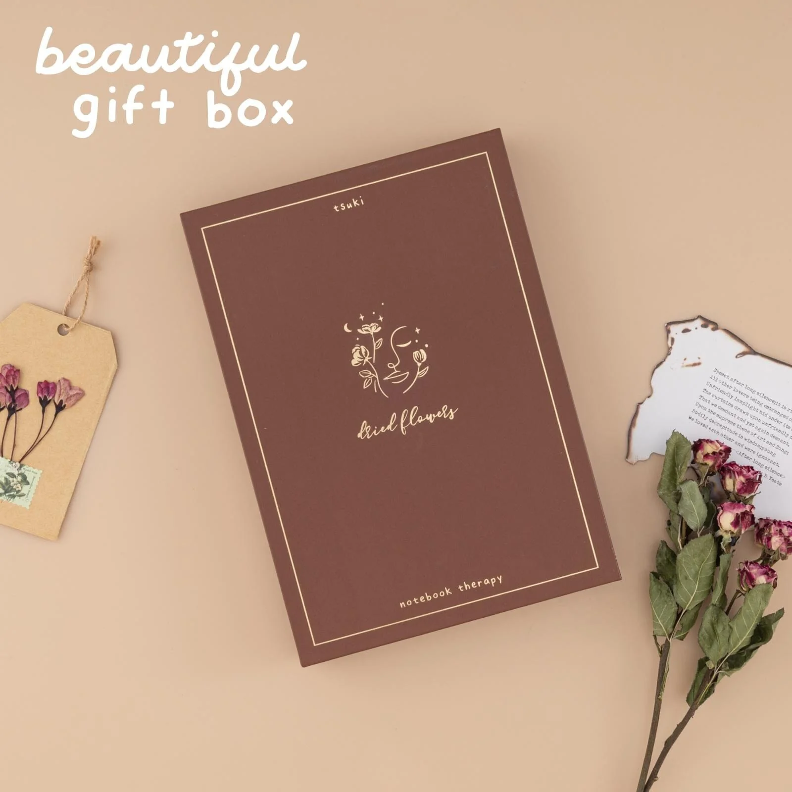 Tsuki ‘Dried Flowers’ Limited Edition Luxury Bullet Journal ☾ - Image 13