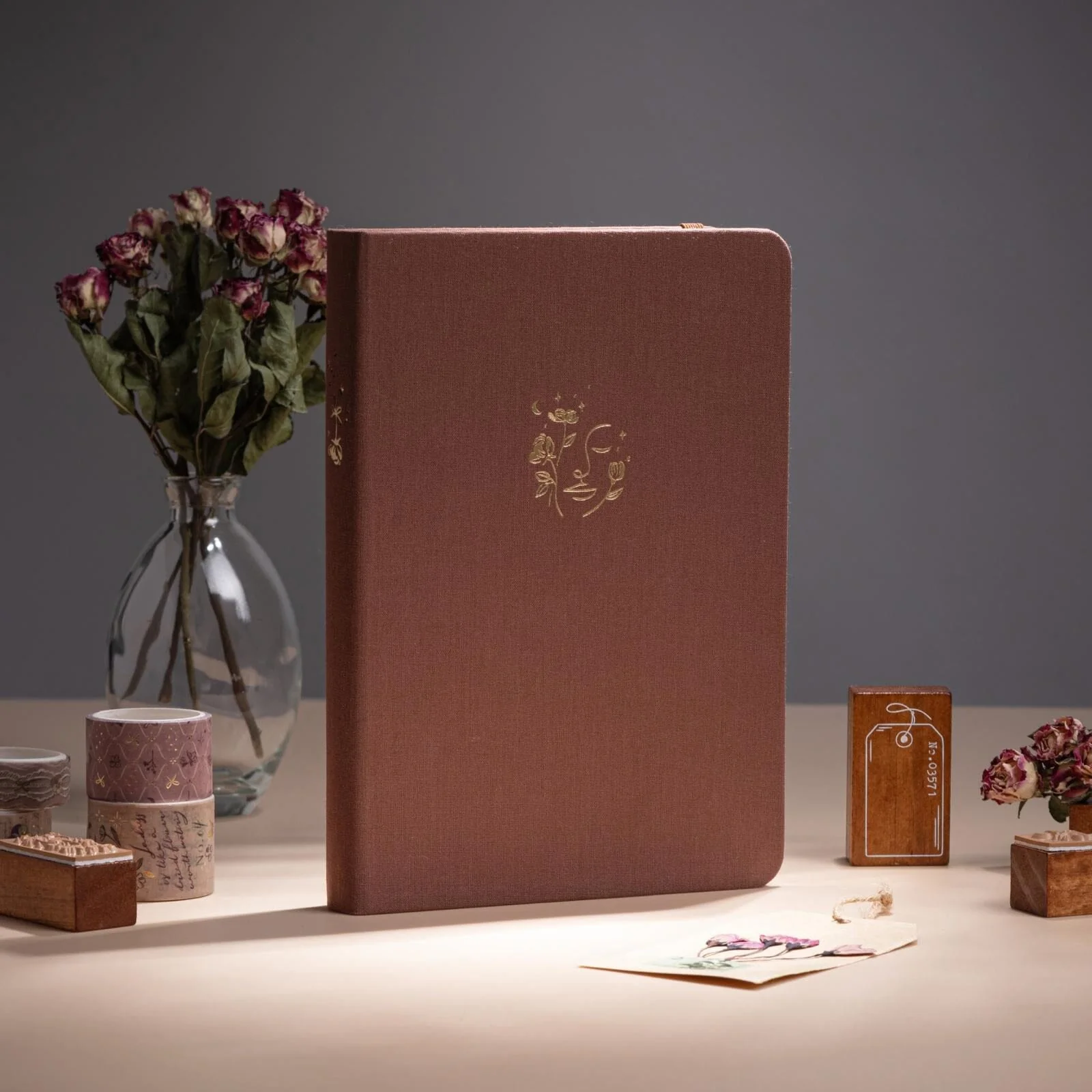 Tsuki ‘Dried Flowers’ Limited Edition Luxury Bullet Journal ☾ - Image 15