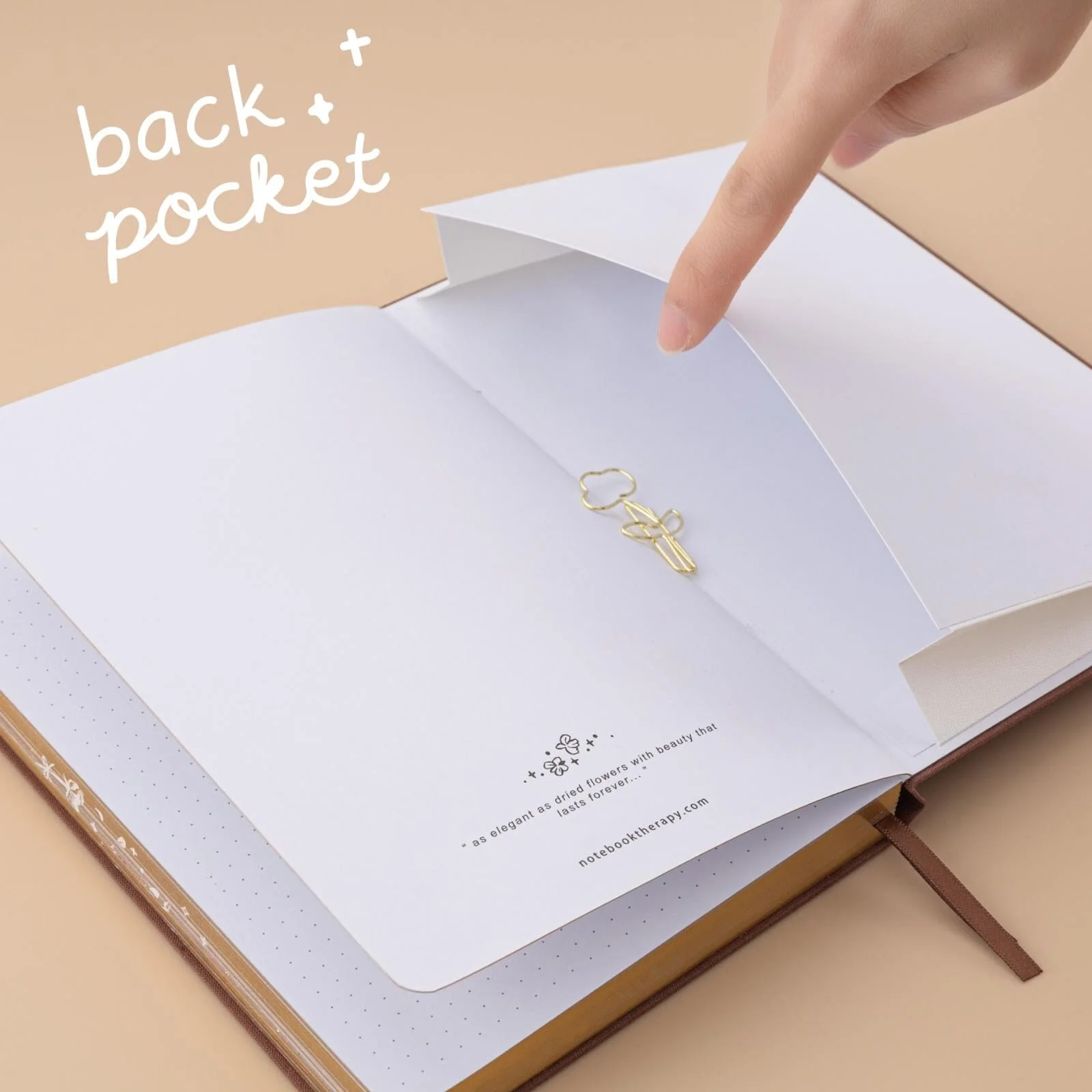 Tsuki ‘Dried Flowers’ Limited Edition Luxury Bullet Journal ☾ - Image 8
