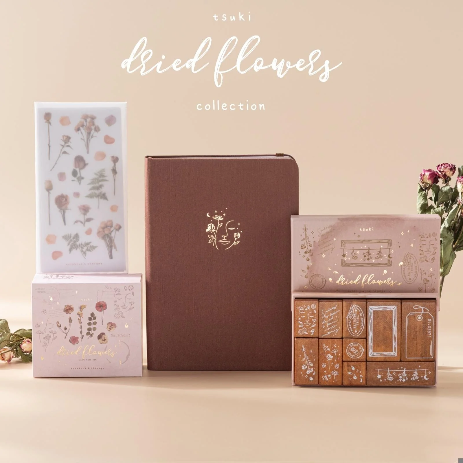 Tsuki ‘Dried Flowers’ Bullet Journal Stamp Set ☾ - Image 11