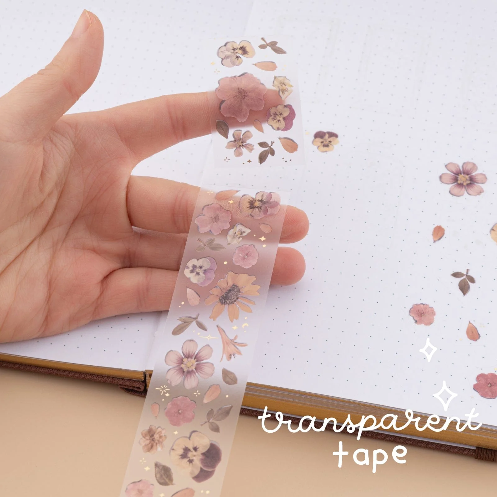 Tsuki ‘Dried Flowers’ Washi Tape Set ☾ - Image 10