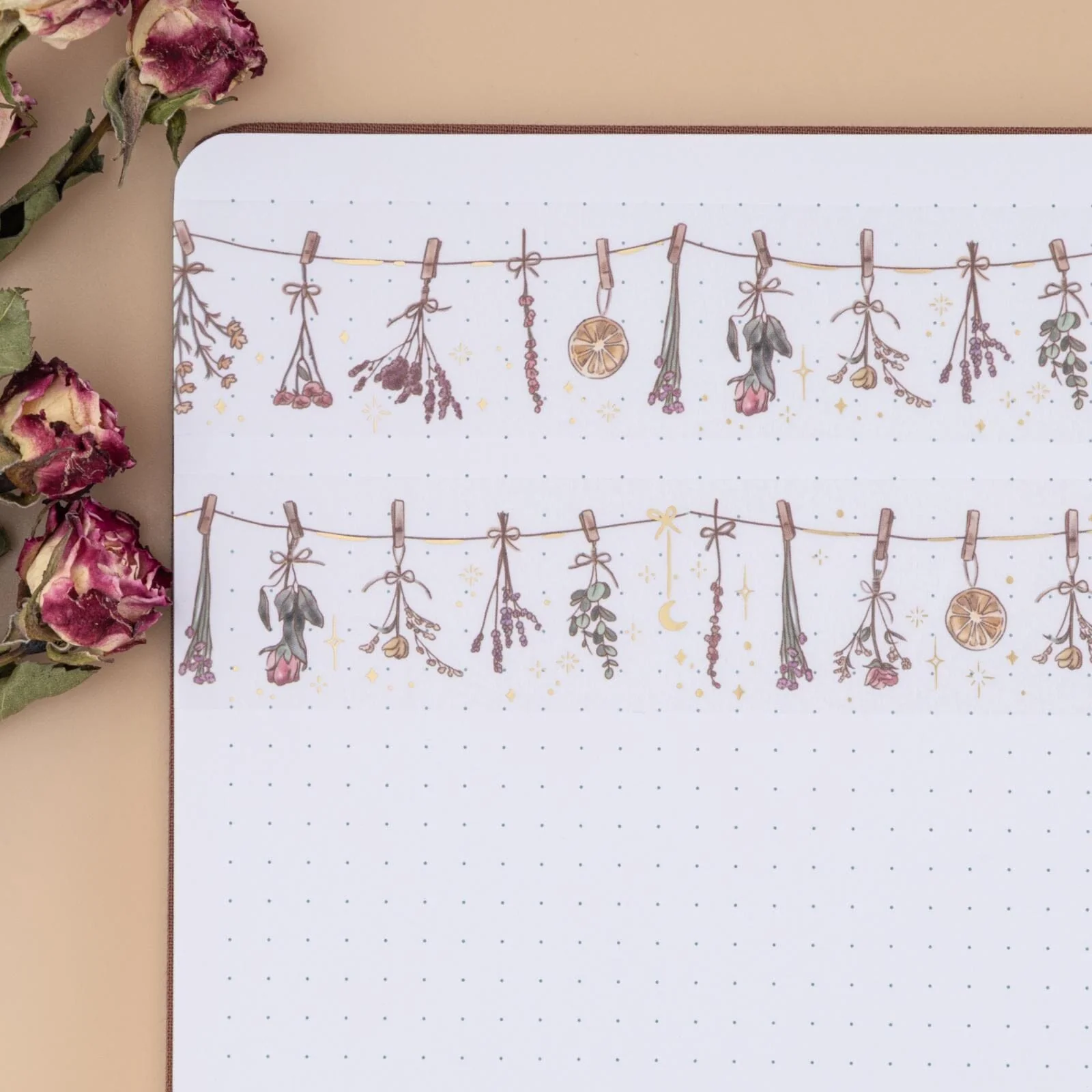 Tsuki ‘Dried Flowers’ Washi Tape Set ☾ - Image 14