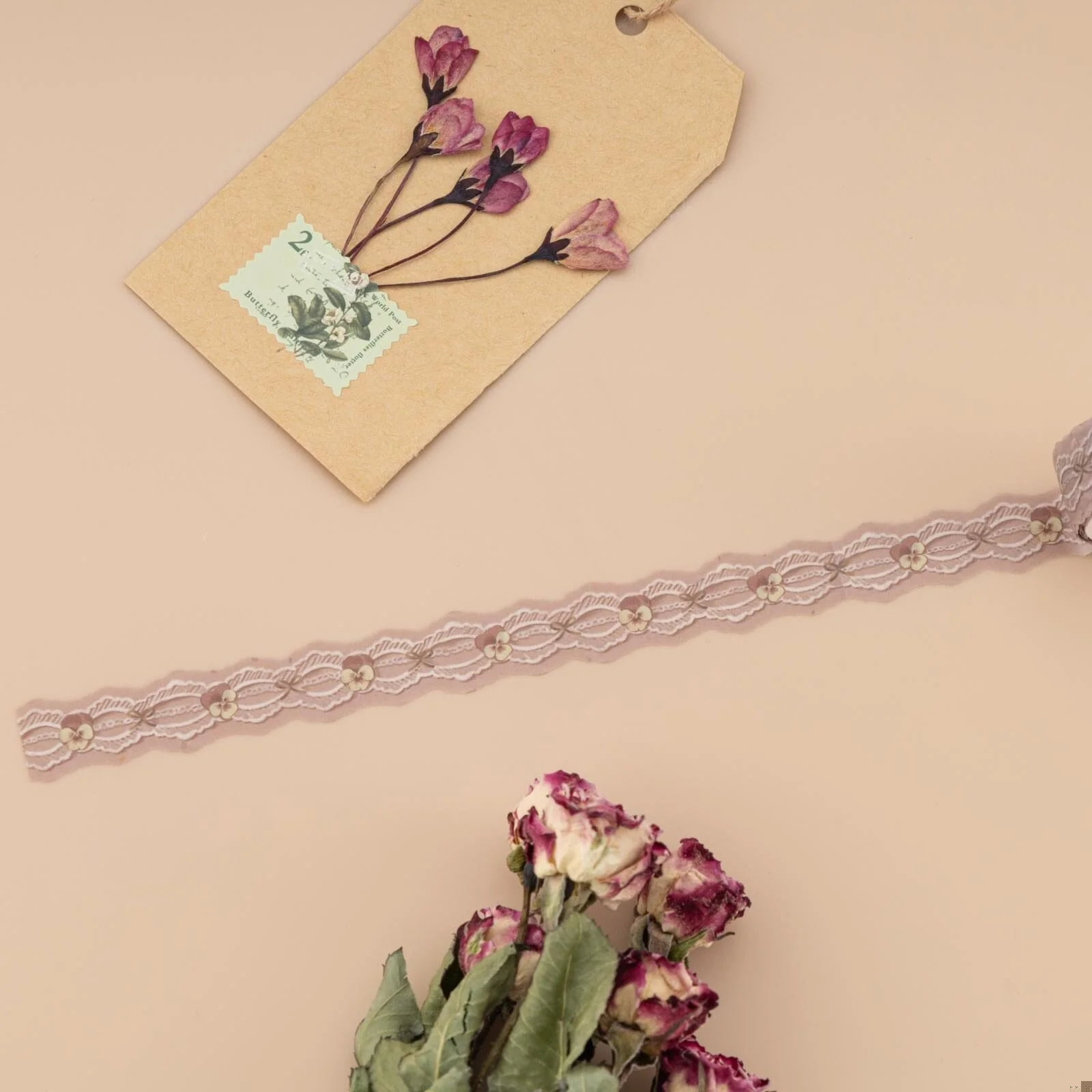 Tsuki ‘Dried Flowers’ Washi Tape Set ☾ - Image 17