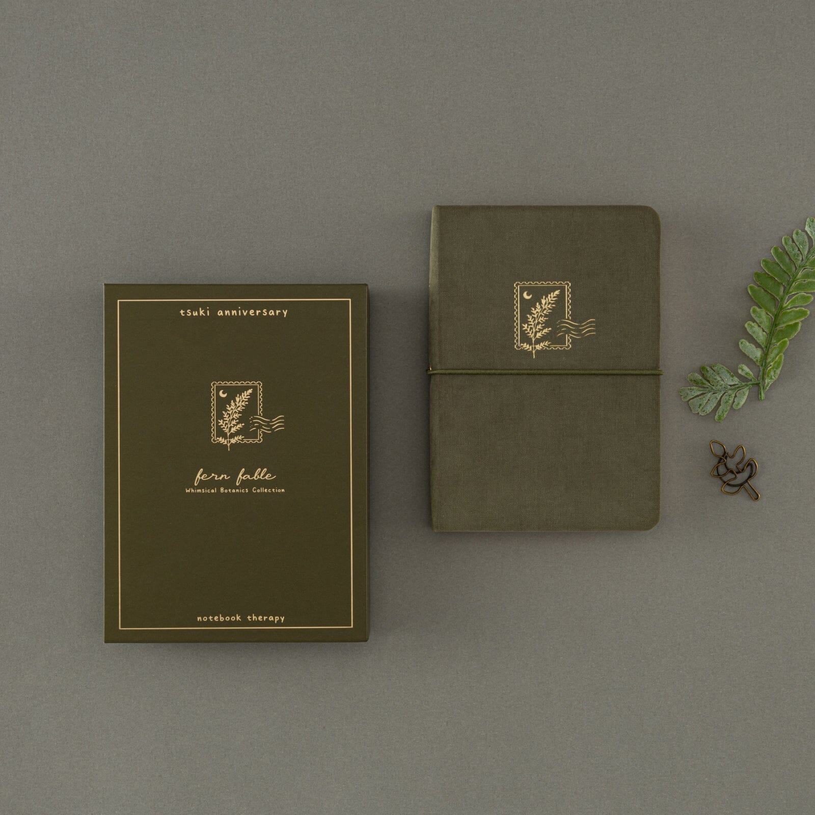 Tsuki ‘Fern Fable’ A6 Luxury Travel Notebook ☾ - Image 12