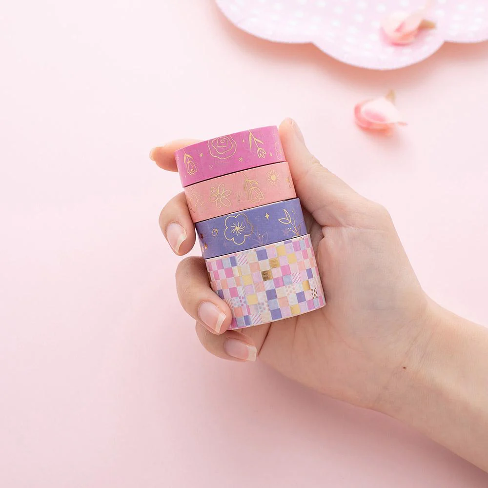 Tsuki 'Floral' Washi Tapes + Stickers Set ☾ - Image 4