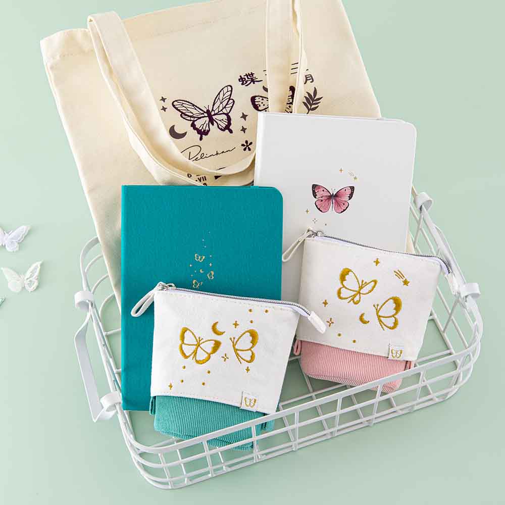 Tsuki ‘Flutter + Dream’ Tote Bag by Notebook Therapy x Pelinkan ☾ - Image 12