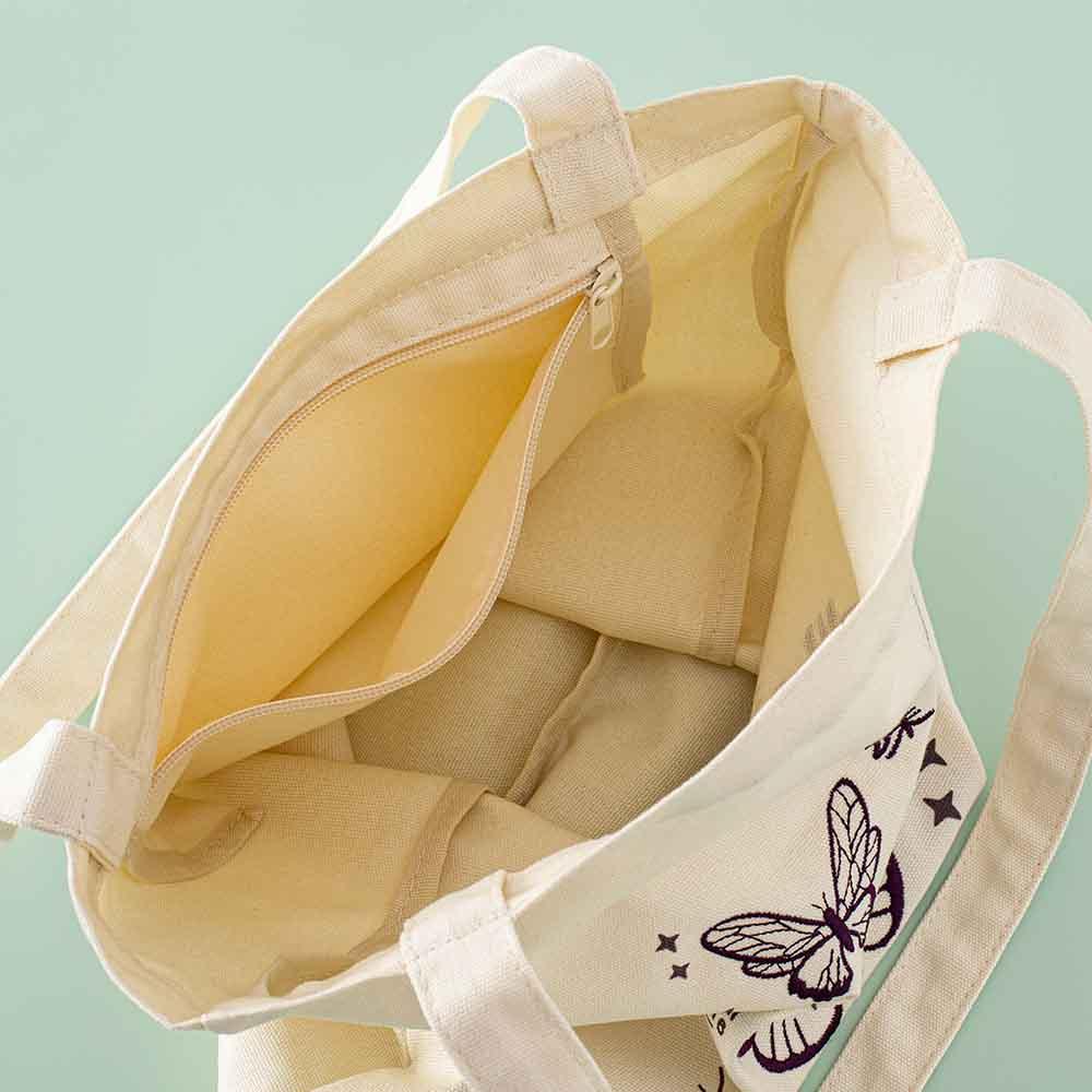 Tsuki ‘Flutter + Dream’ Tote Bag by Notebook Therapy x Pelinkan ☾ - Image 9