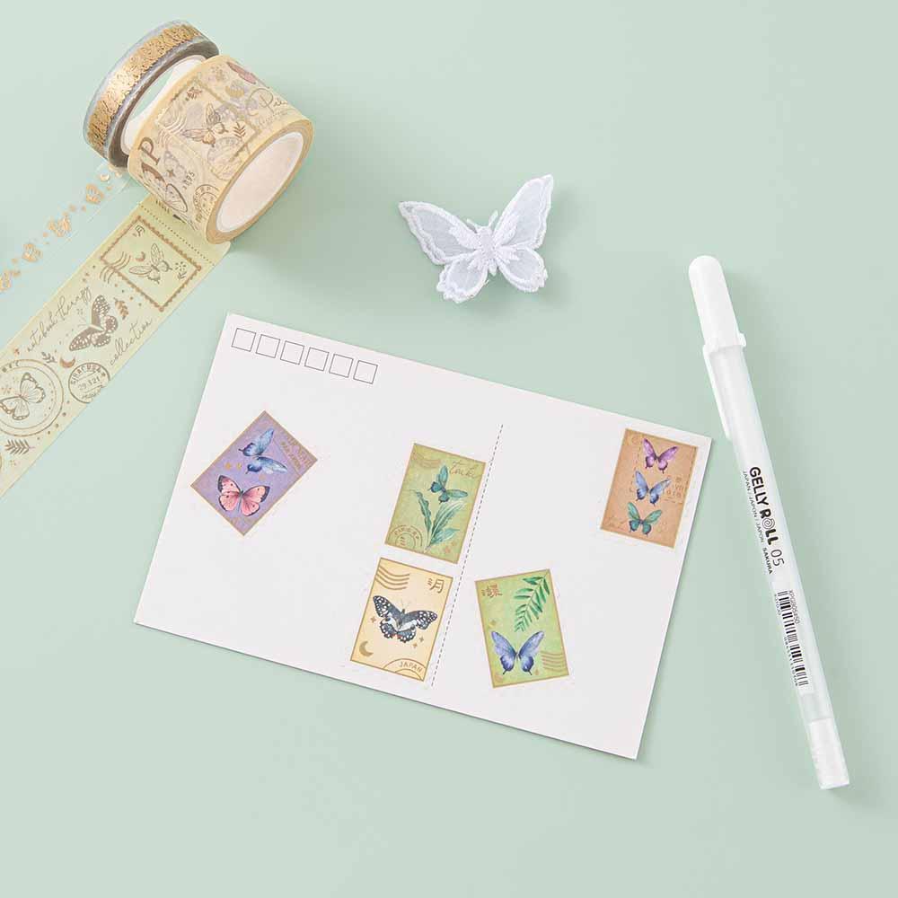 Tsuki ‘Flutter + Dream’ Washi Tape Set by Notebook Therapy x Pelinkan ☾ - Image 15