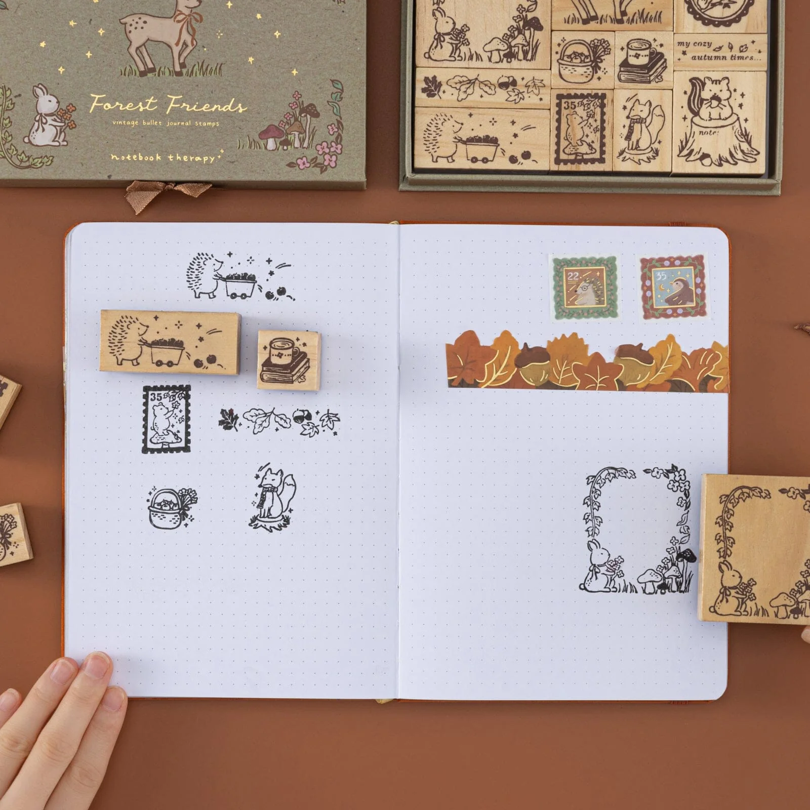 Tsuki ‘Forest Friends’ Bullet Journal Stamp Set ☾ - Image 10