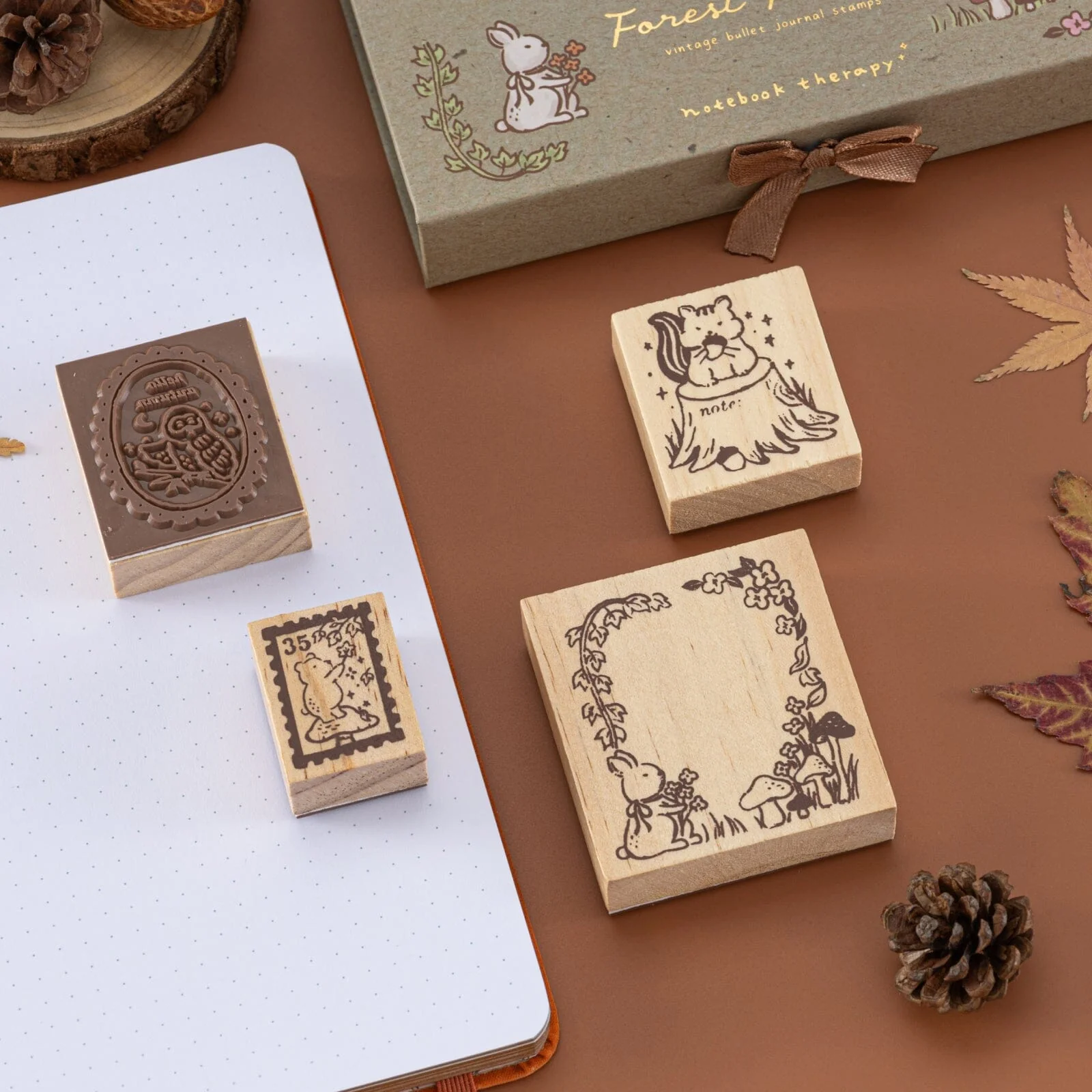 Tsuki ‘Forest Friends’ Bullet Journal Stamp Set ☾ - Image 11