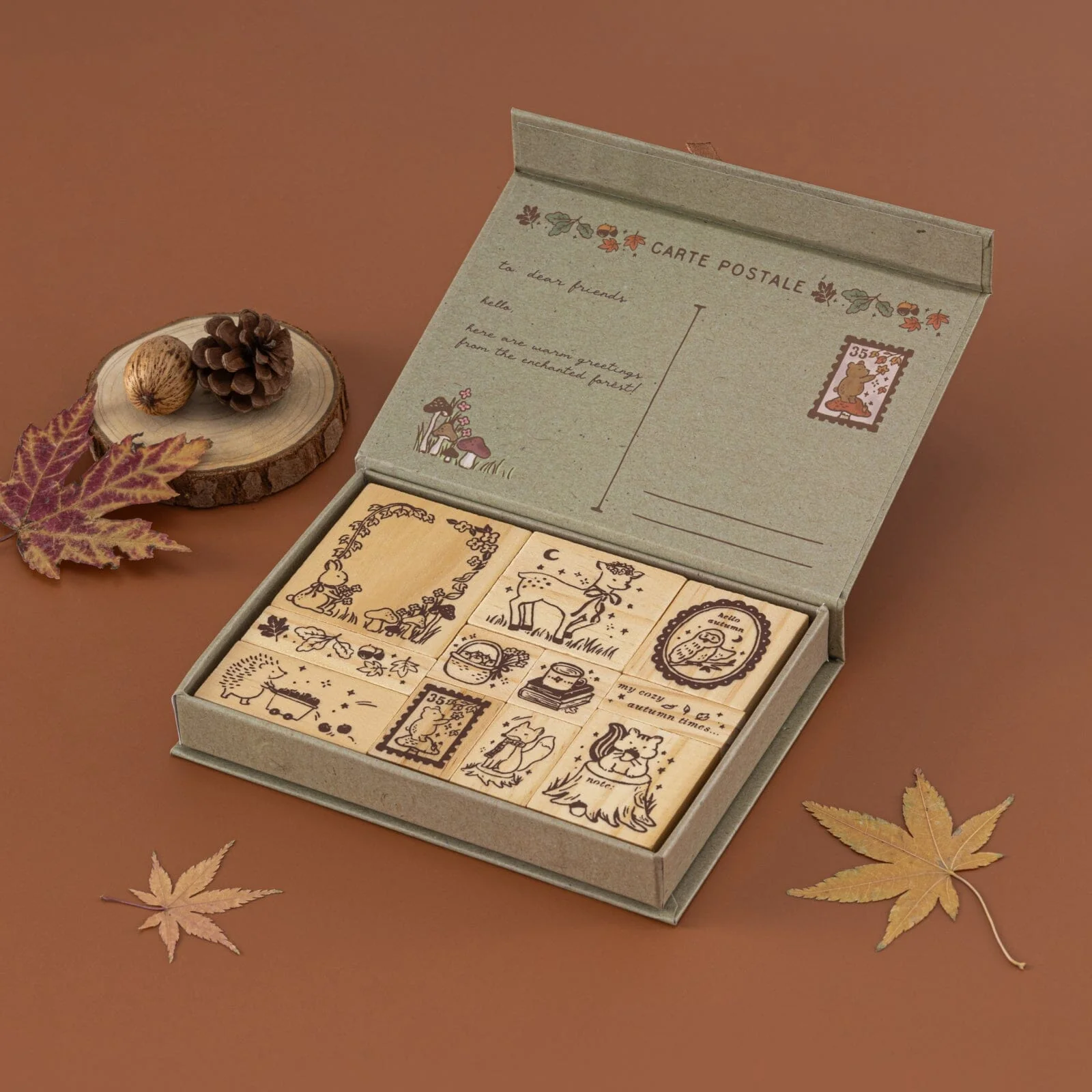 Tsuki ‘Forest Friends’ Bullet Journal Stamp Set ☾ - Image 13