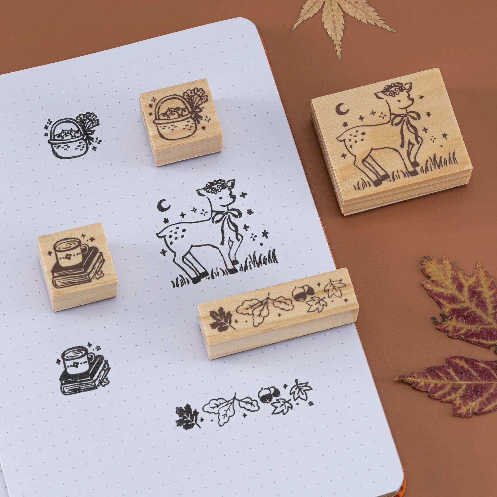Tsuki ‘Forest Friends’ Bullet Journal Stamp Set ☾ - Image 4