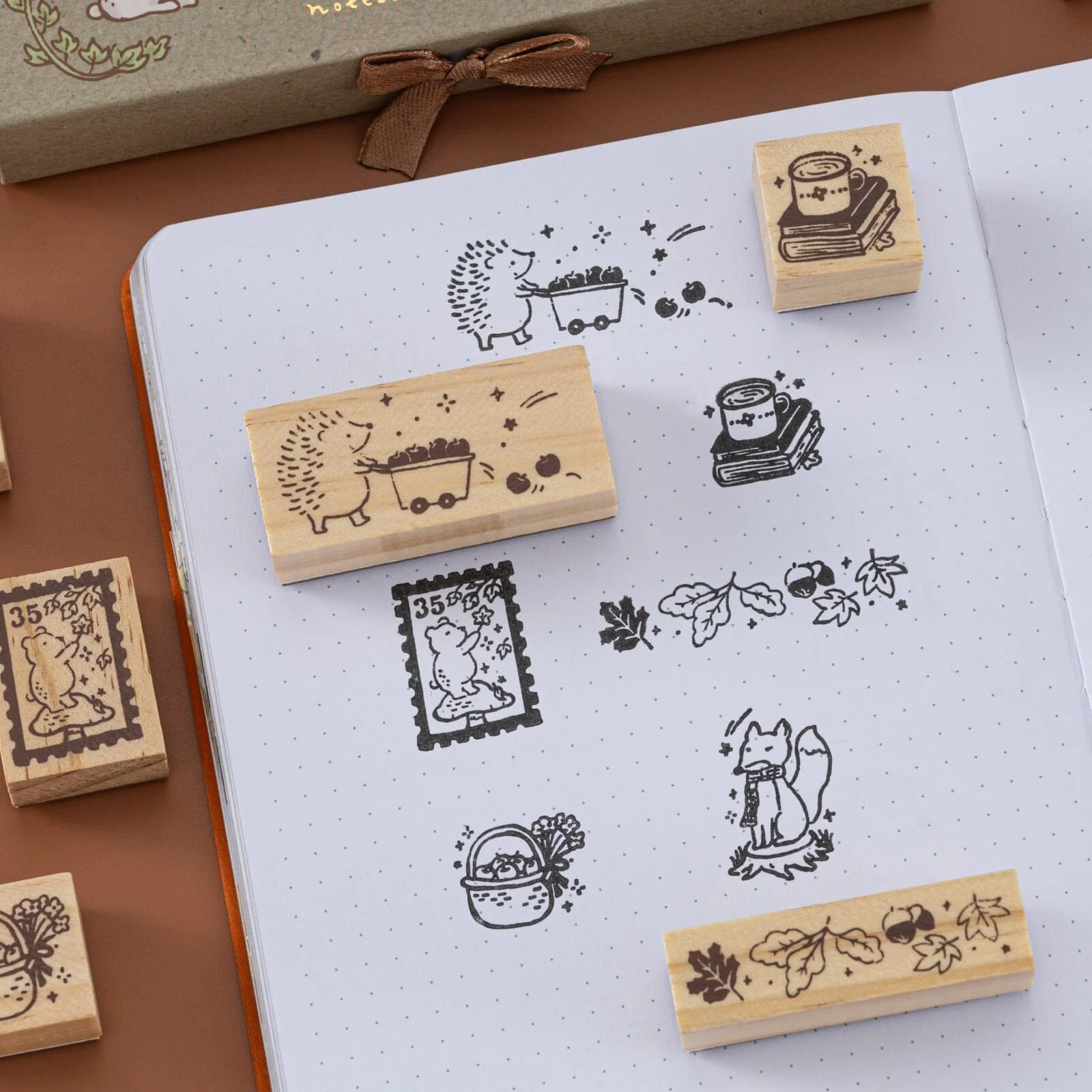 Tsuki ‘Forest Friends’ Bullet Journal Stamp Set ☾ - Image 5