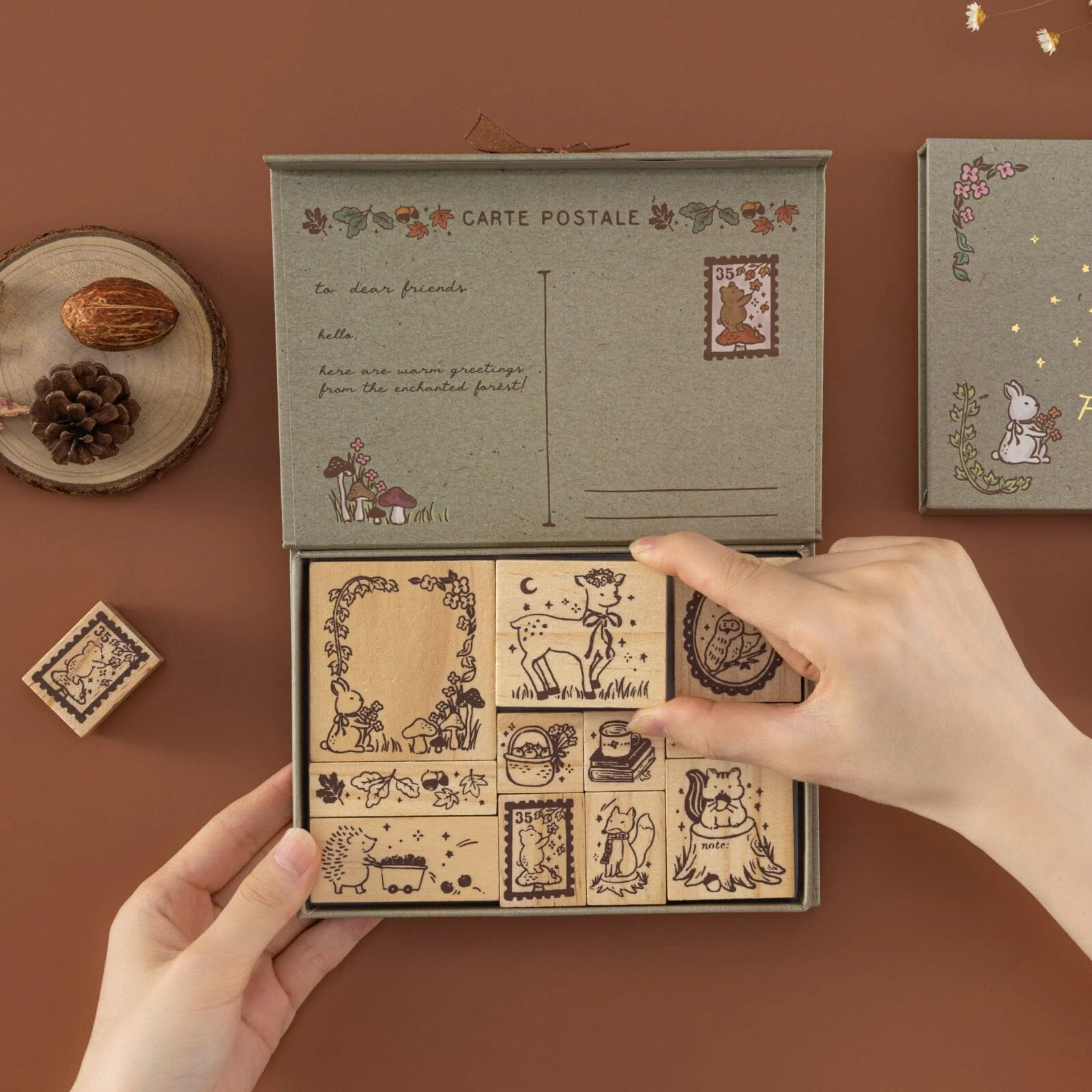 Tsuki ‘Forest Friends’ Bullet Journal Stamp Set ☾ - Image 7