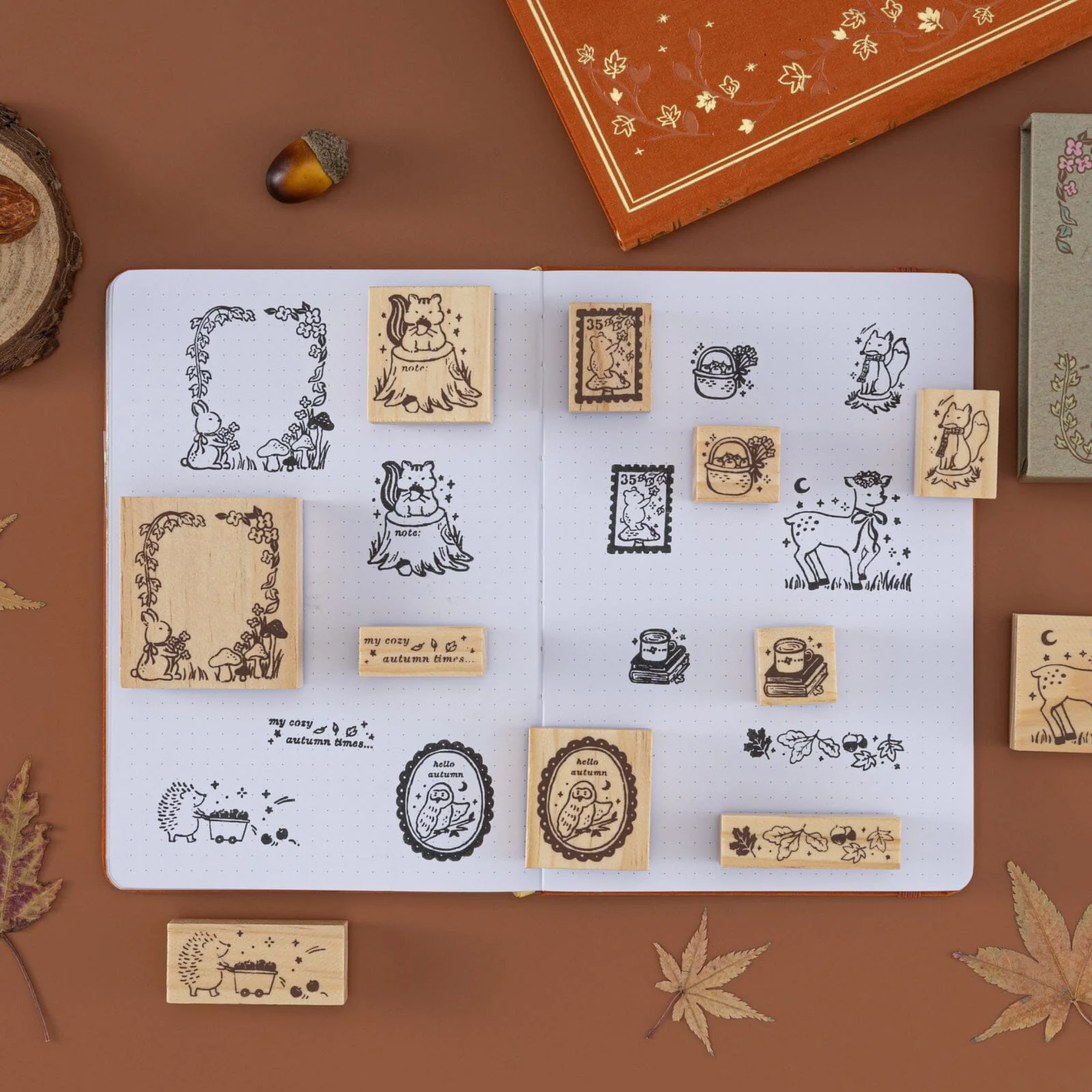 Tsuki ‘Forest Friends’ Bullet Journal Stamp Set ☾ - Image 9