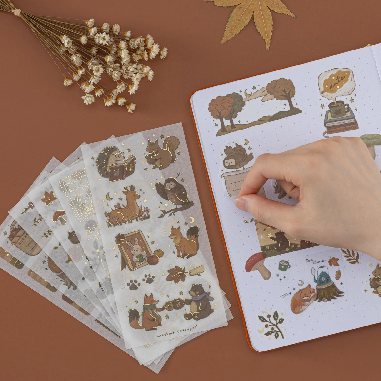 Tsuki ‘Forest Friends’ Sticker Set ☾ - Image 7