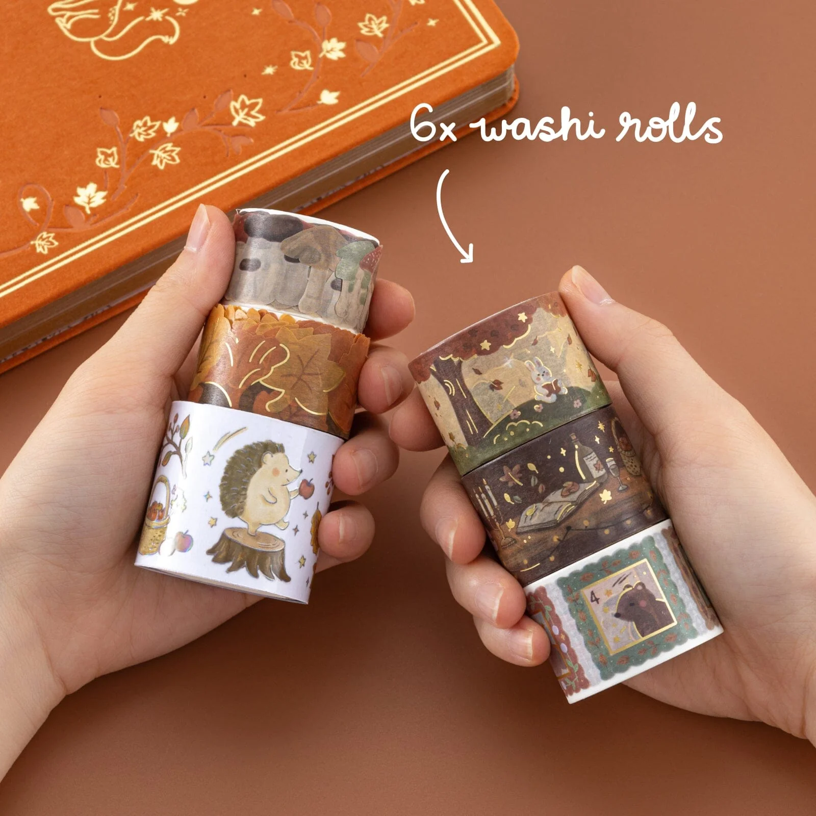 Tsuki ‘Forest Friends’ Washi Tape Set ☾ - Image 4