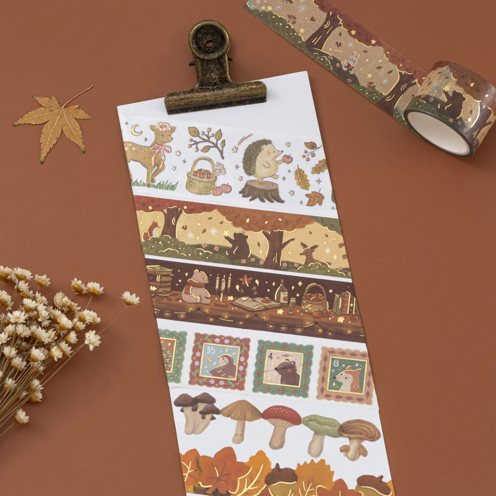 Tsuki ‘Forest Friends’ Washi Tape Set ☾ - Image 7