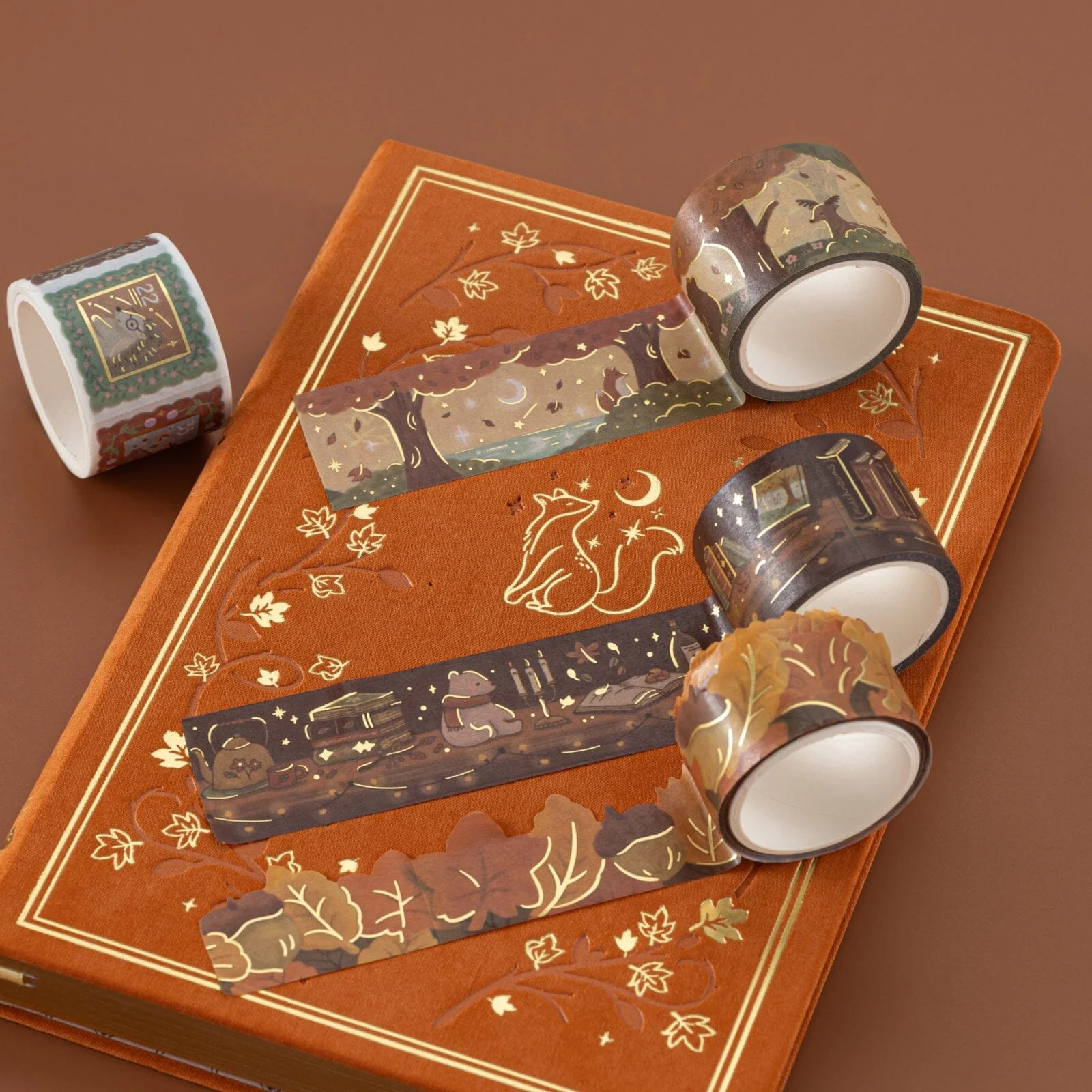 Tsuki ‘Forest Friends’ Washi Tape Set ☾ - Image 8