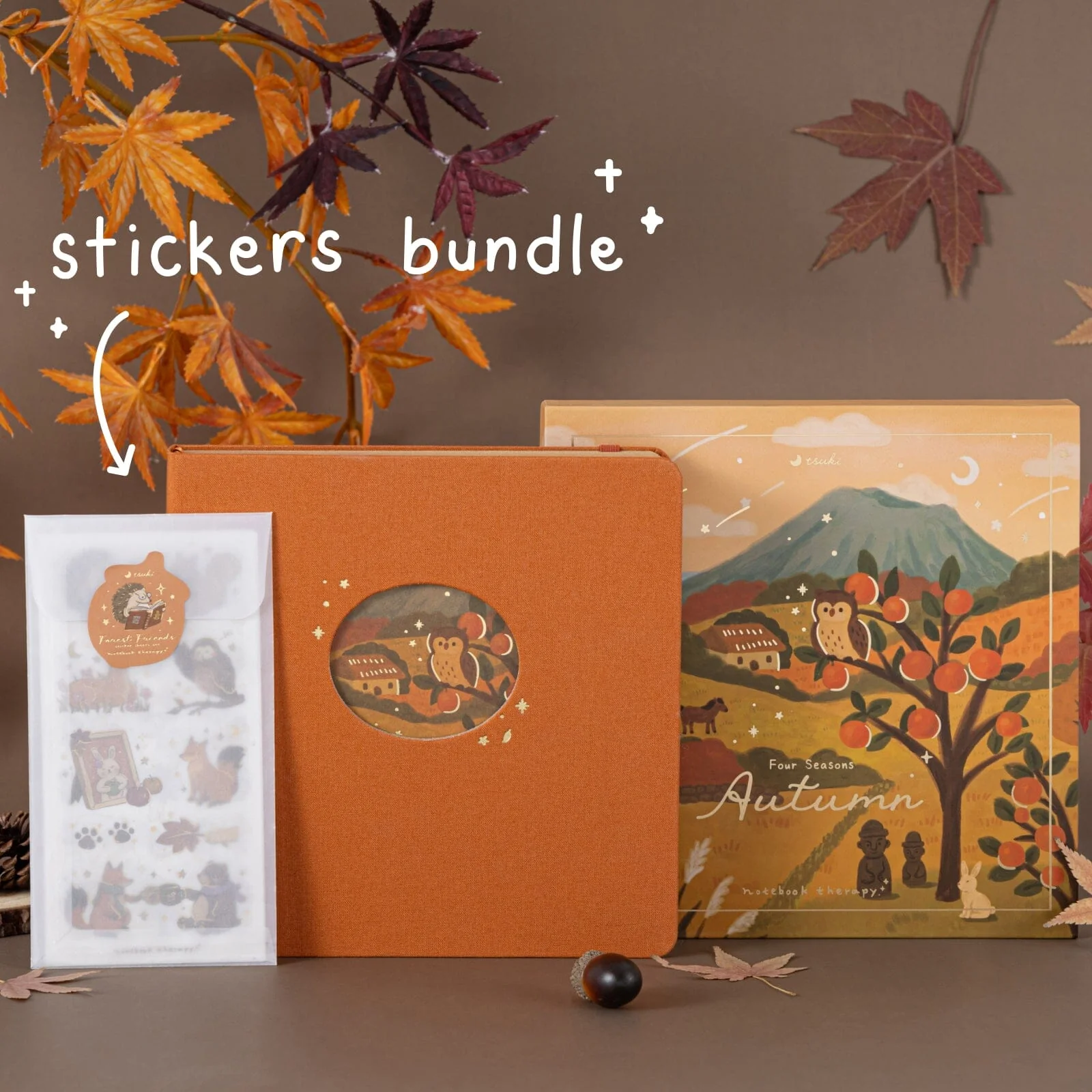 Tsuki Four Seasons: Autumn Collector’s Edition 2025 Square Bullet Journal ☾ - Image 15
