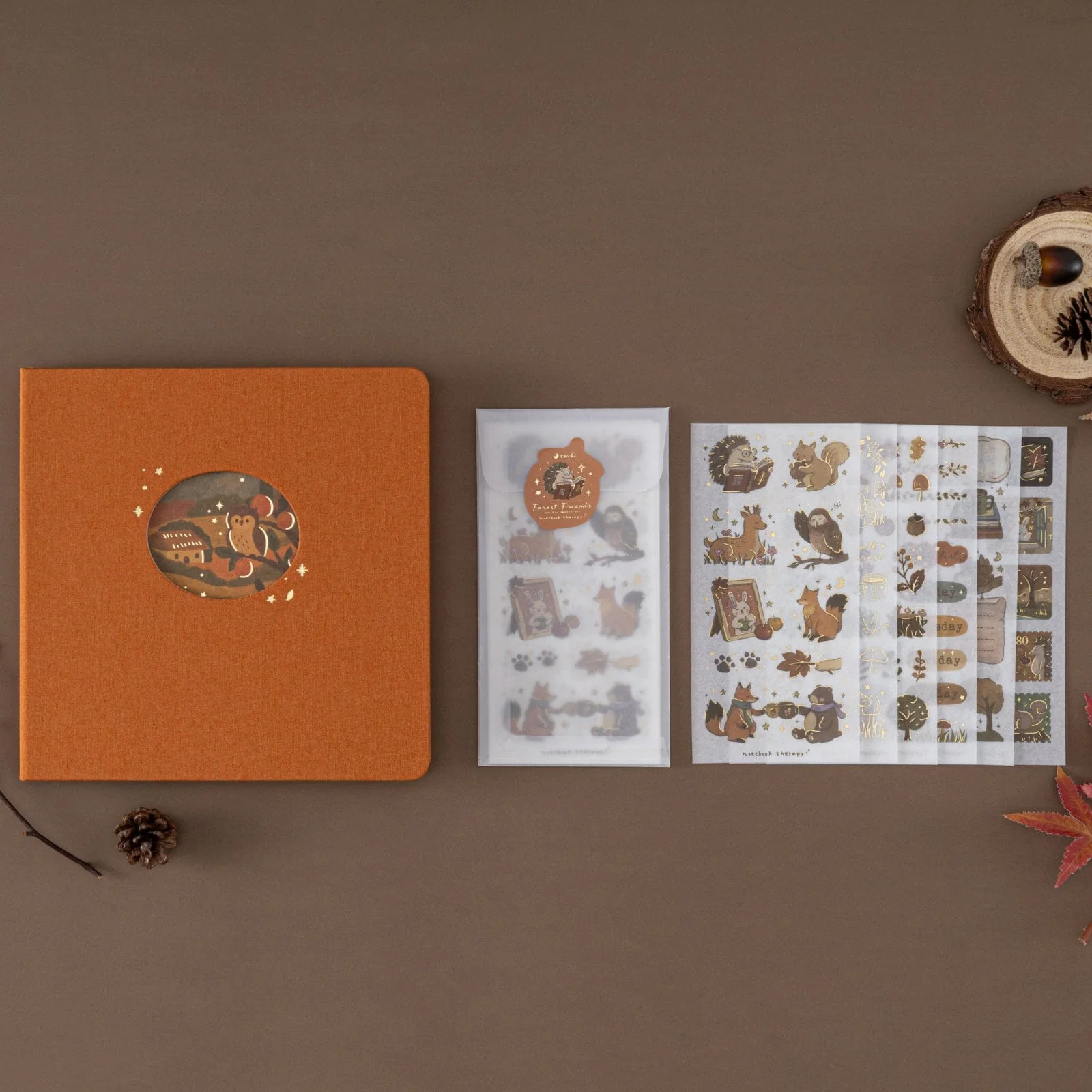 Tsuki Four Seasons: Autumn Collector’s Edition 2025 Square Bullet Journal ☾ - Image 16