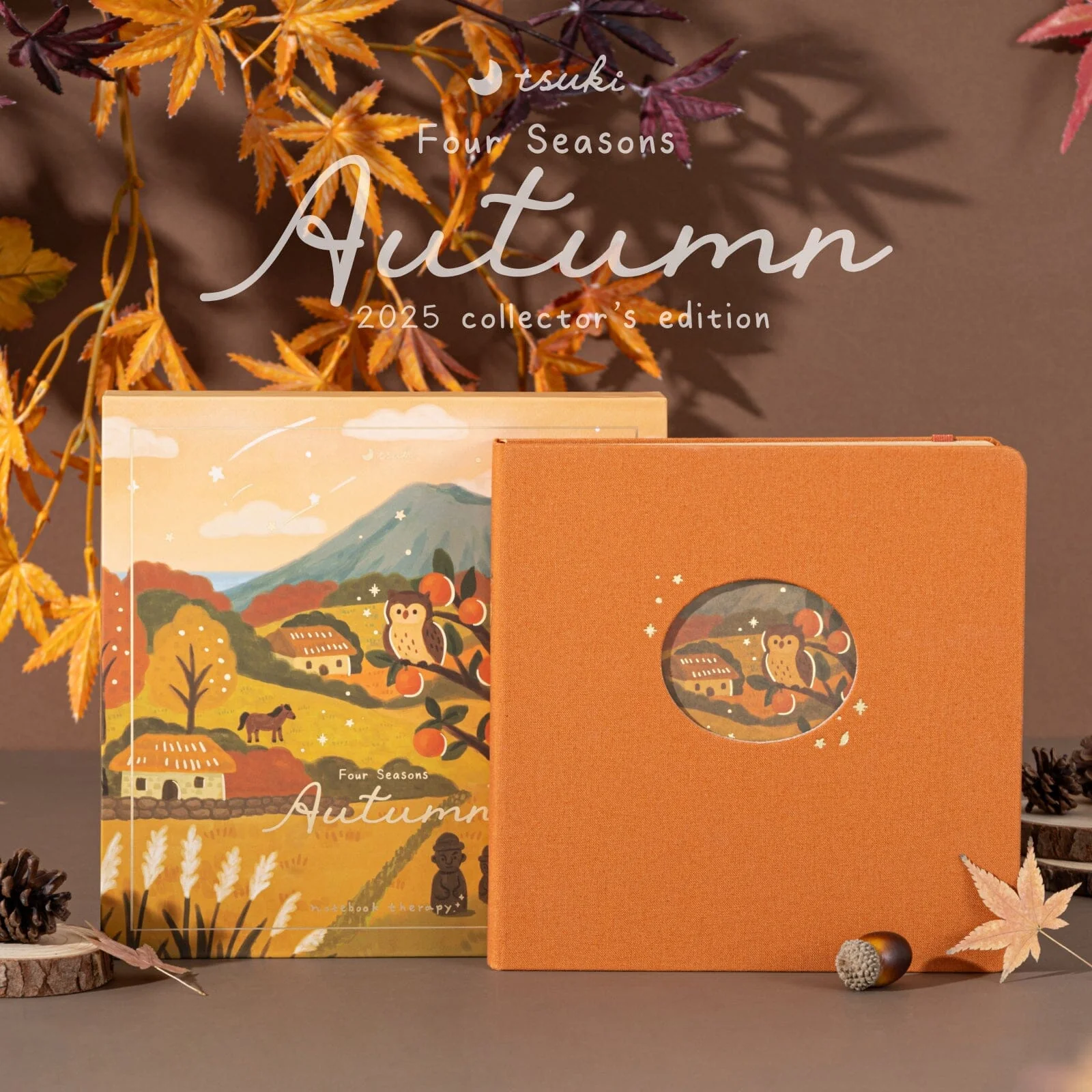 Tsuki Four Seasons: Autumn Collector’s Edition 2025 Square Bullet Journal ☾ - Image 17