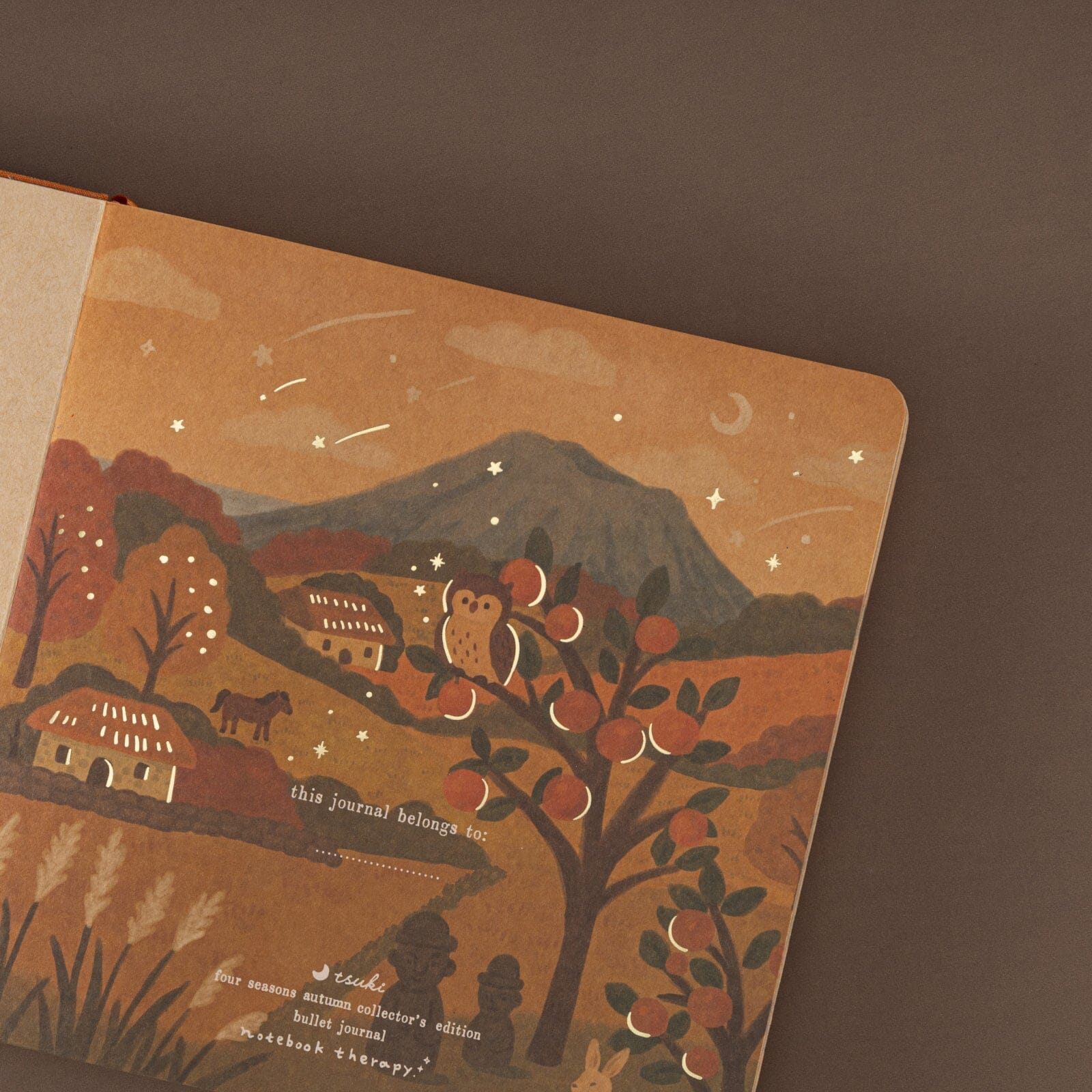 Tsuki Four Seasons: Autumn Collector’s Edition 2025 Square Bullet Journal ☾ - Image 3