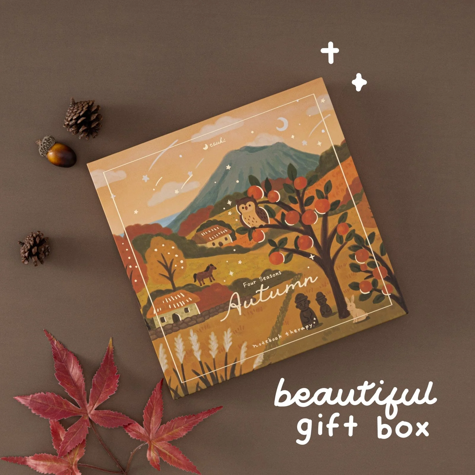 Tsuki Four Seasons: Autumn Collector’s Edition 2025 Square Bullet Journal ☾ - Image 4