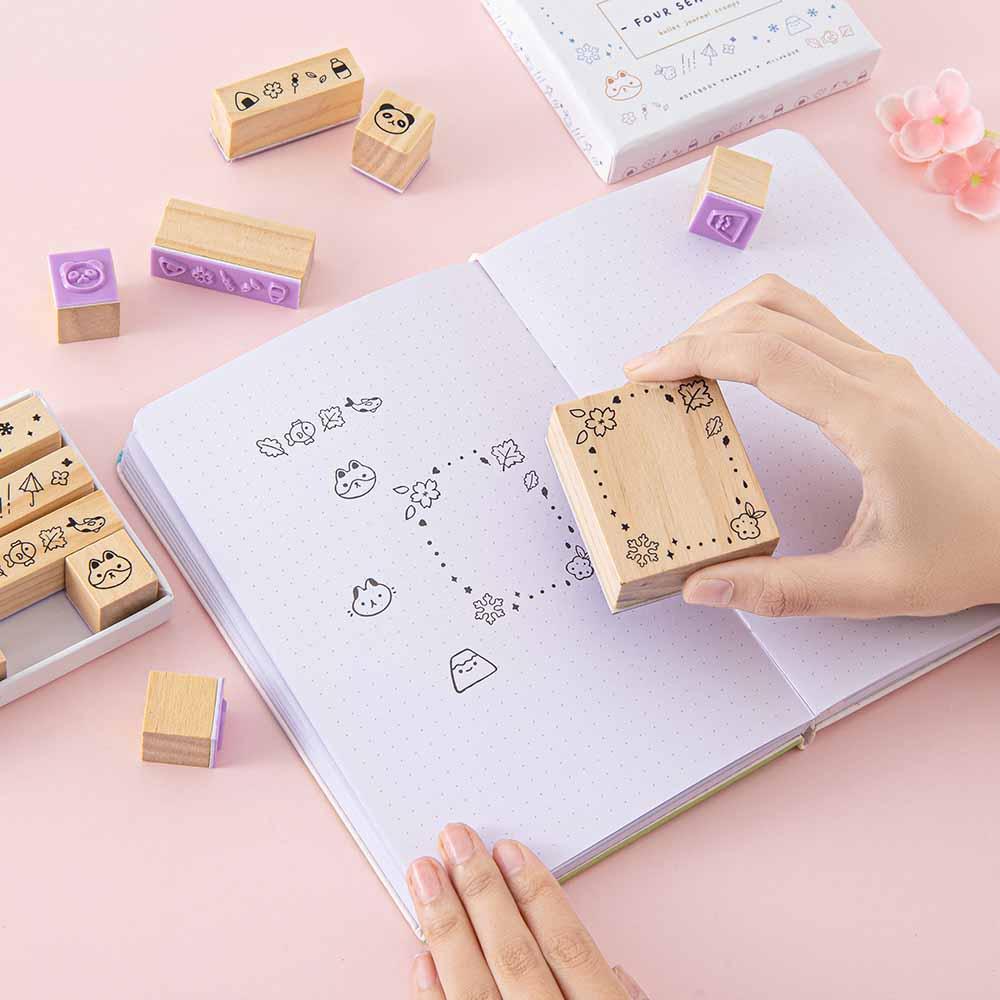 Tsuki ‘Four Seasons’ Bullet Journal Stamp Set ☾ @milkkoyo x NotebookTherapy - Image 10