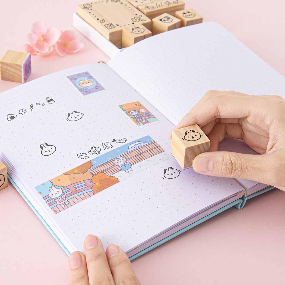 Tsuki ‘Four Seasons’ Bullet Journal Stamp Set ☾ @milkkoyo x NotebookTherapy - Image 5