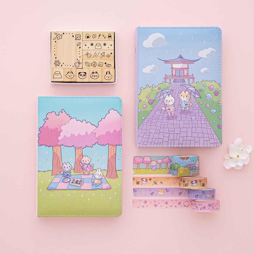 Tsuki ‘Four Seasons’ Bullet Journal Stamp Set ☾ @milkkoyo x NotebookTherapy - Image 7