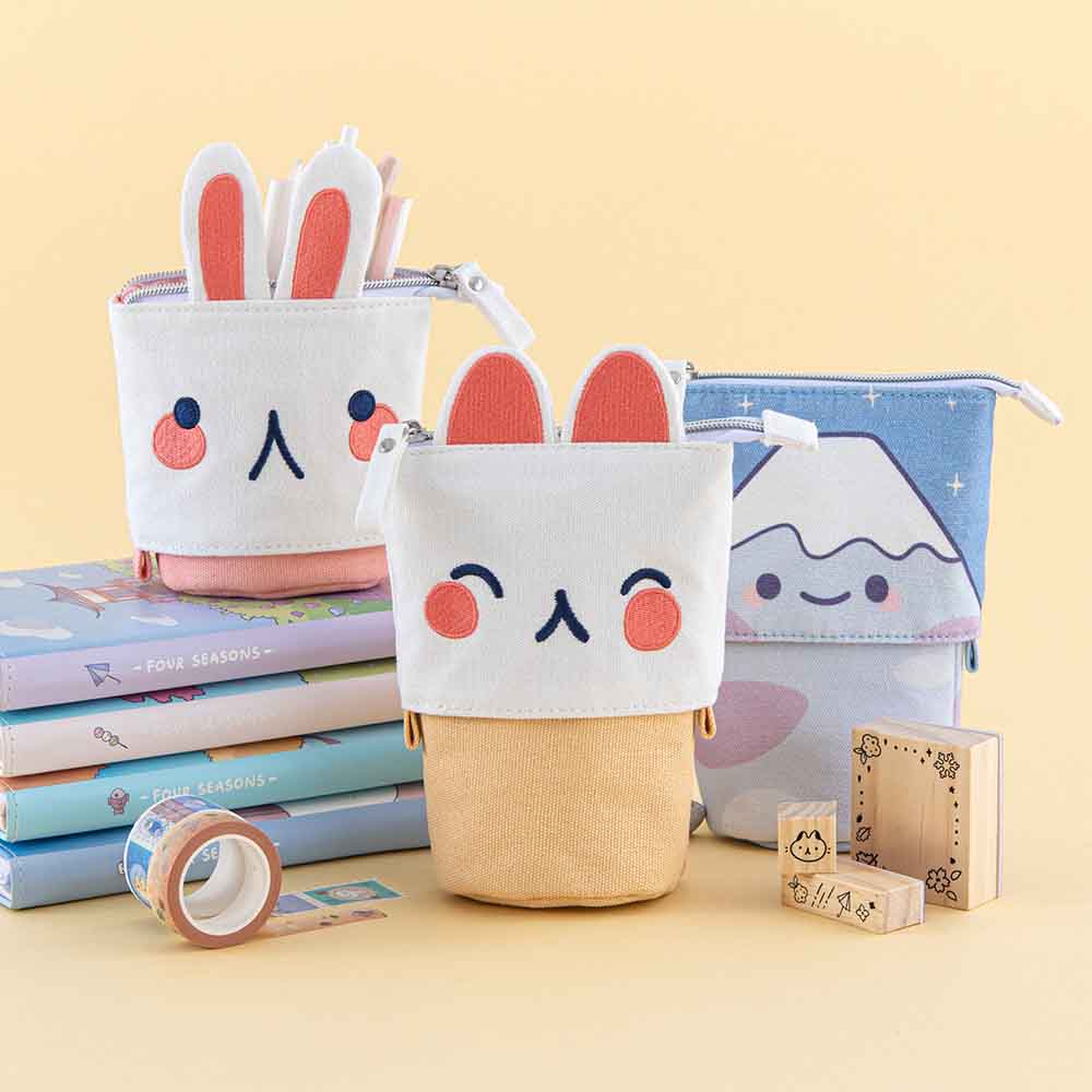 Tsuki ‘Four Seasons’ Embroidered Pop-Up Pencil Case ☾ @milkkoyo x NotebookTherapy - Image 11