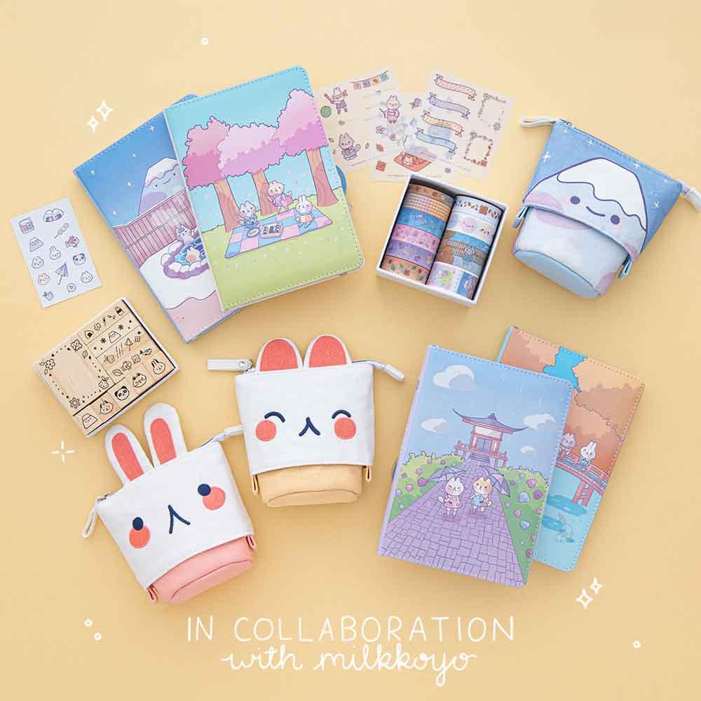 Tsuki ‘Four Seasons’ Embroidered Pop-Up Pencil Case ☾ @milkkoyo x NotebookTherapy - Image 13