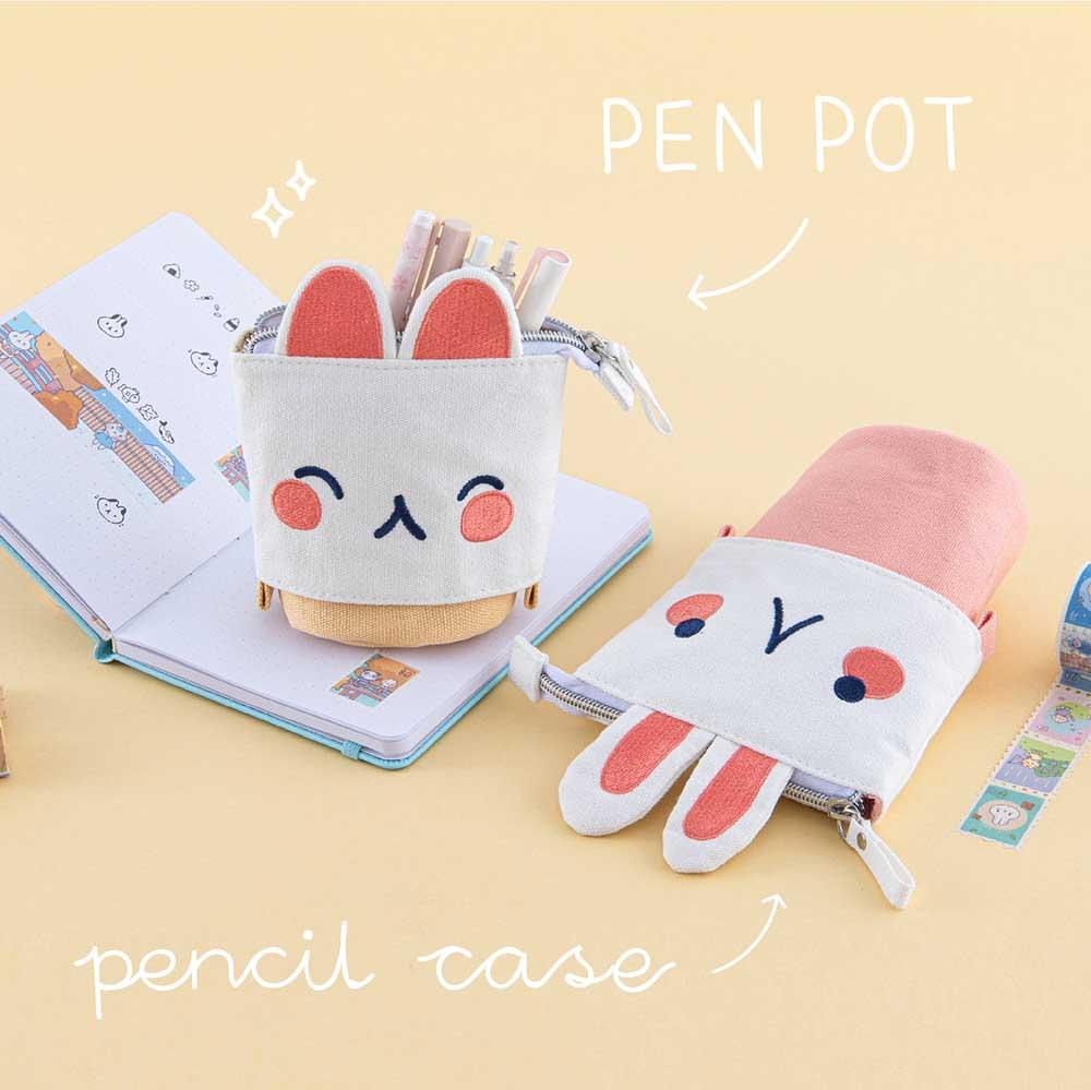 Tsuki ‘Four Seasons’ Embroidered Pop-Up Pencil Case ☾ @milkkoyo x NotebookTherapy - Image 4