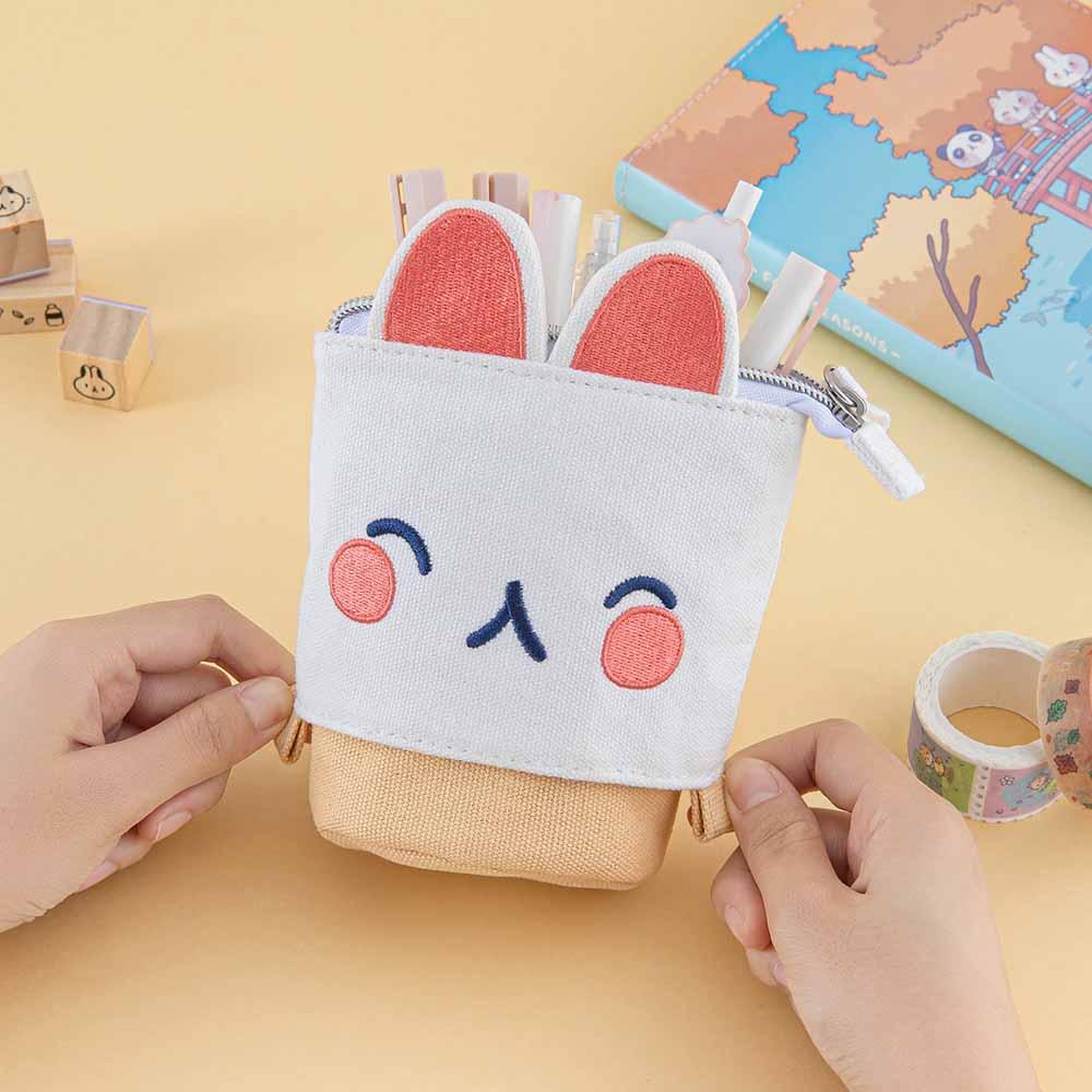 Tsuki ‘Four Seasons’ Embroidered Pop-Up Pencil Case ☾ @milkkoyo x NotebookTherapy - Image 9